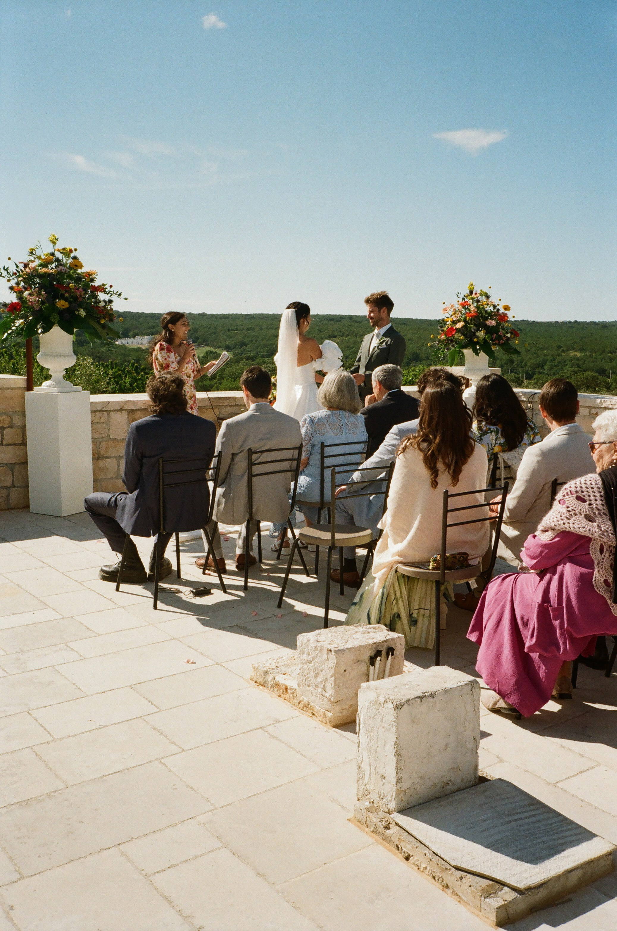 Stephanie & Christian film photos. Wedding photographer Italy