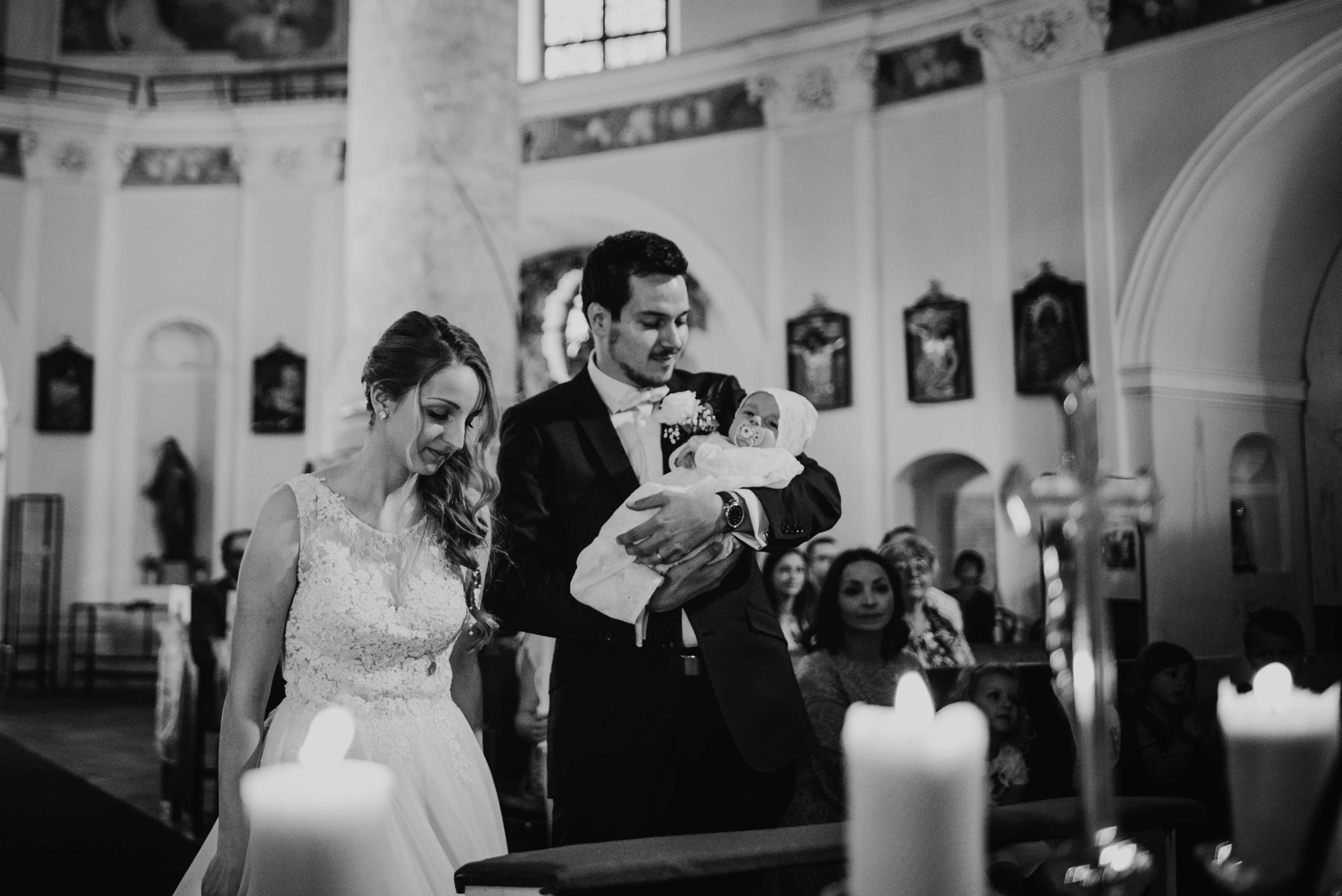 Svatba v kostele v Rýmařově. Bruntál. Lifestyle, wedding and family photographer