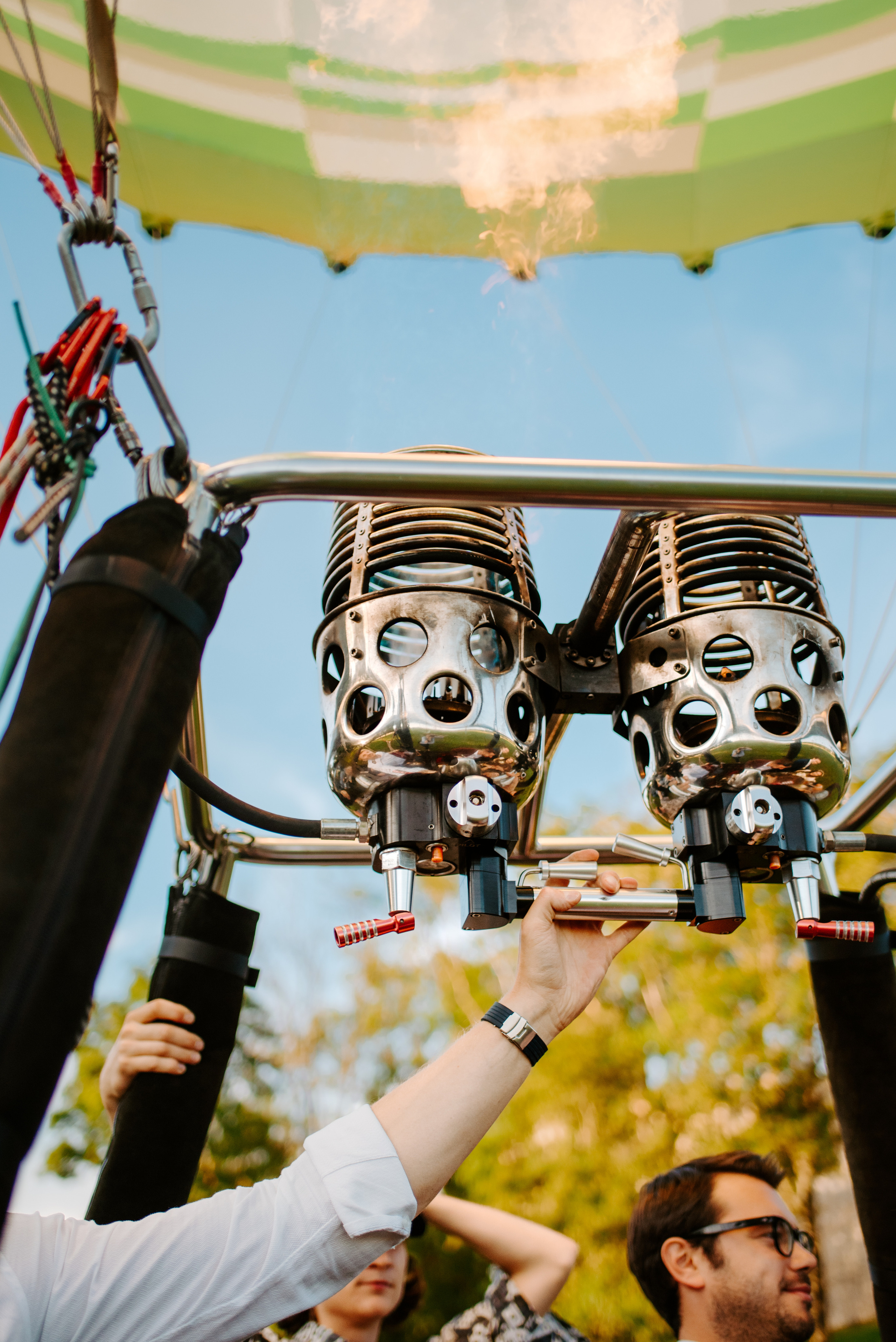 Wedding in the hot air balloon. Lifestyle, wedding and family photographer