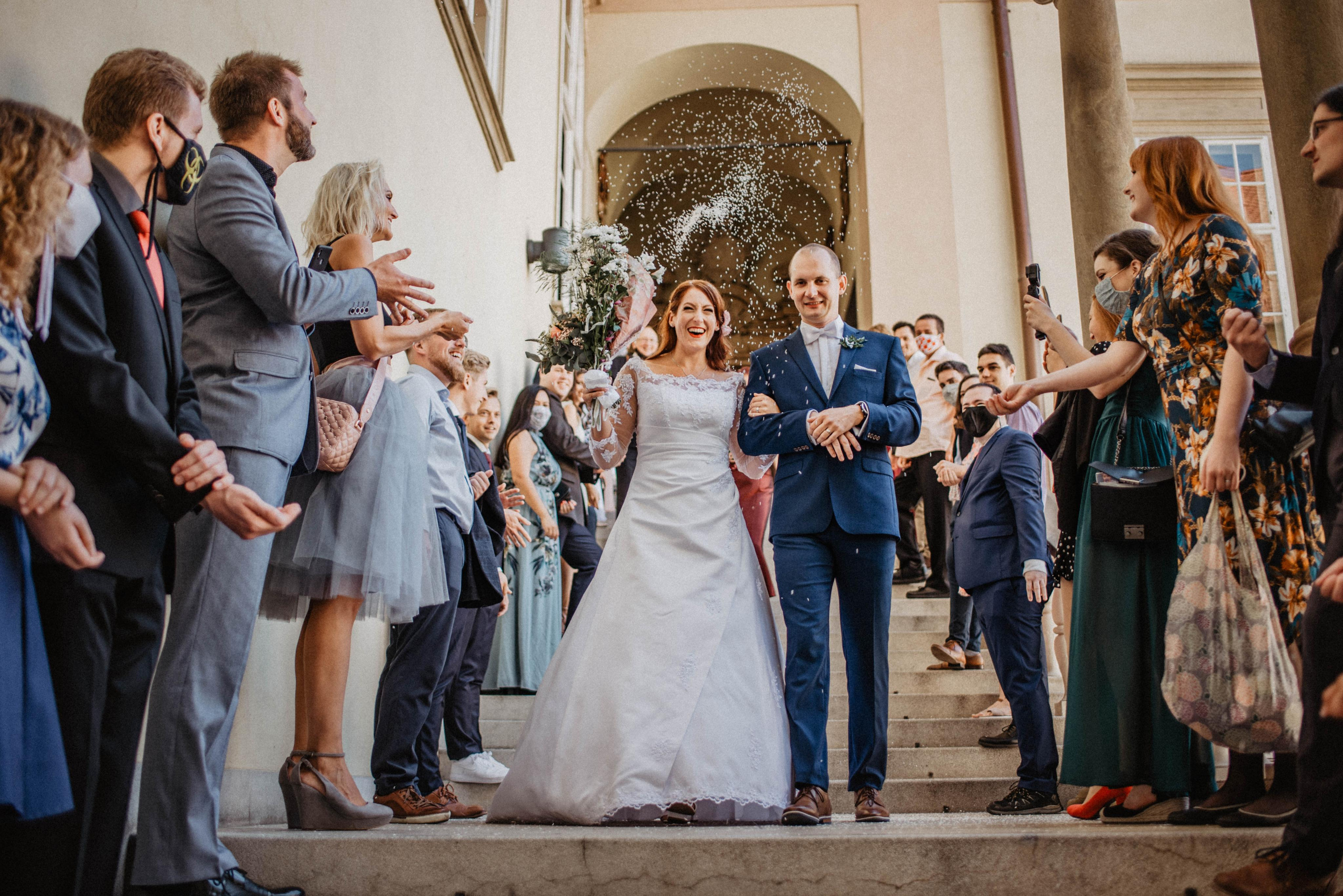 Svatba v centru Brna. Špilberk. Lifestyle, wedding and family photographer