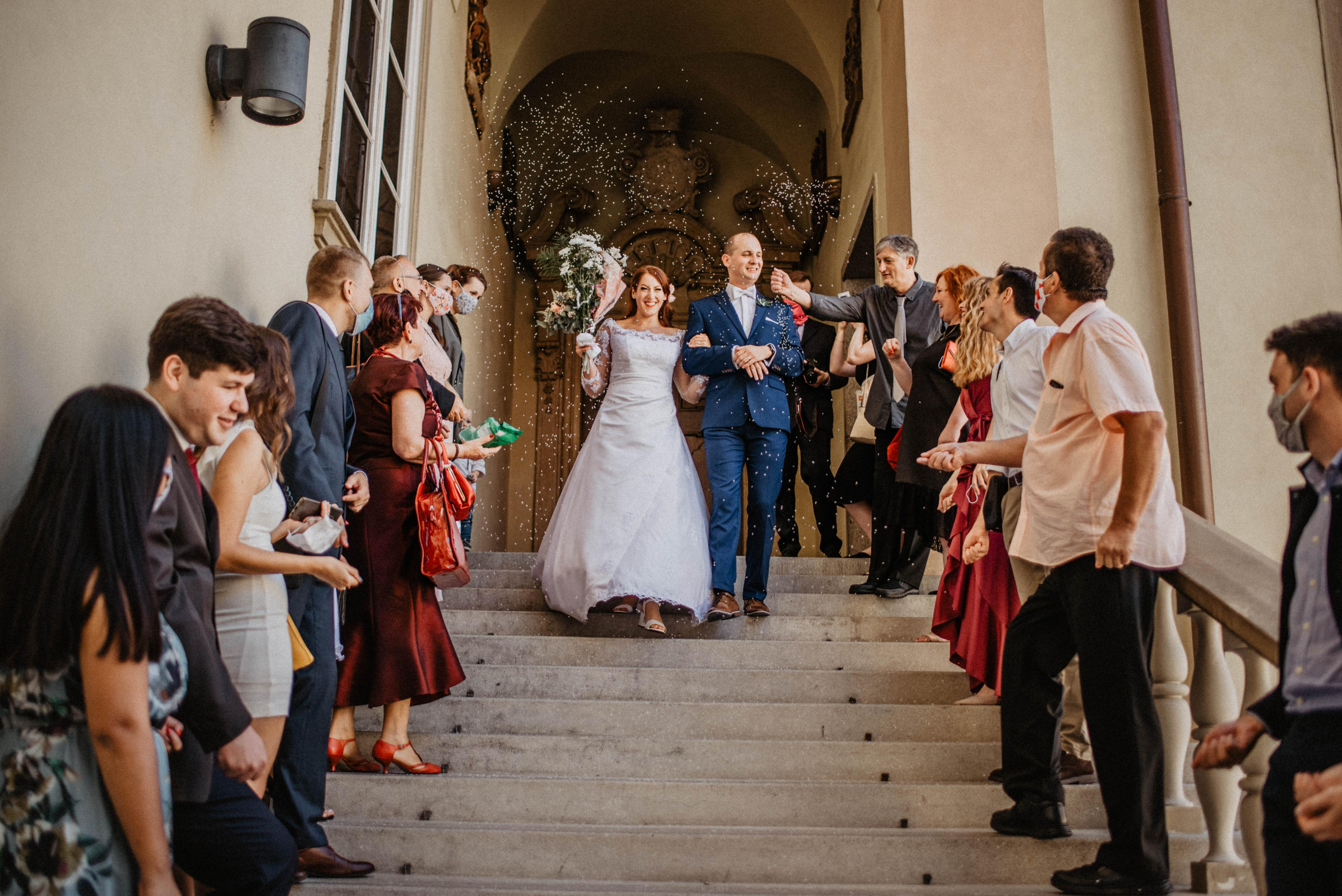 Svatba v centru Brna. Špilberk. Lifestyle, wedding and family photographer