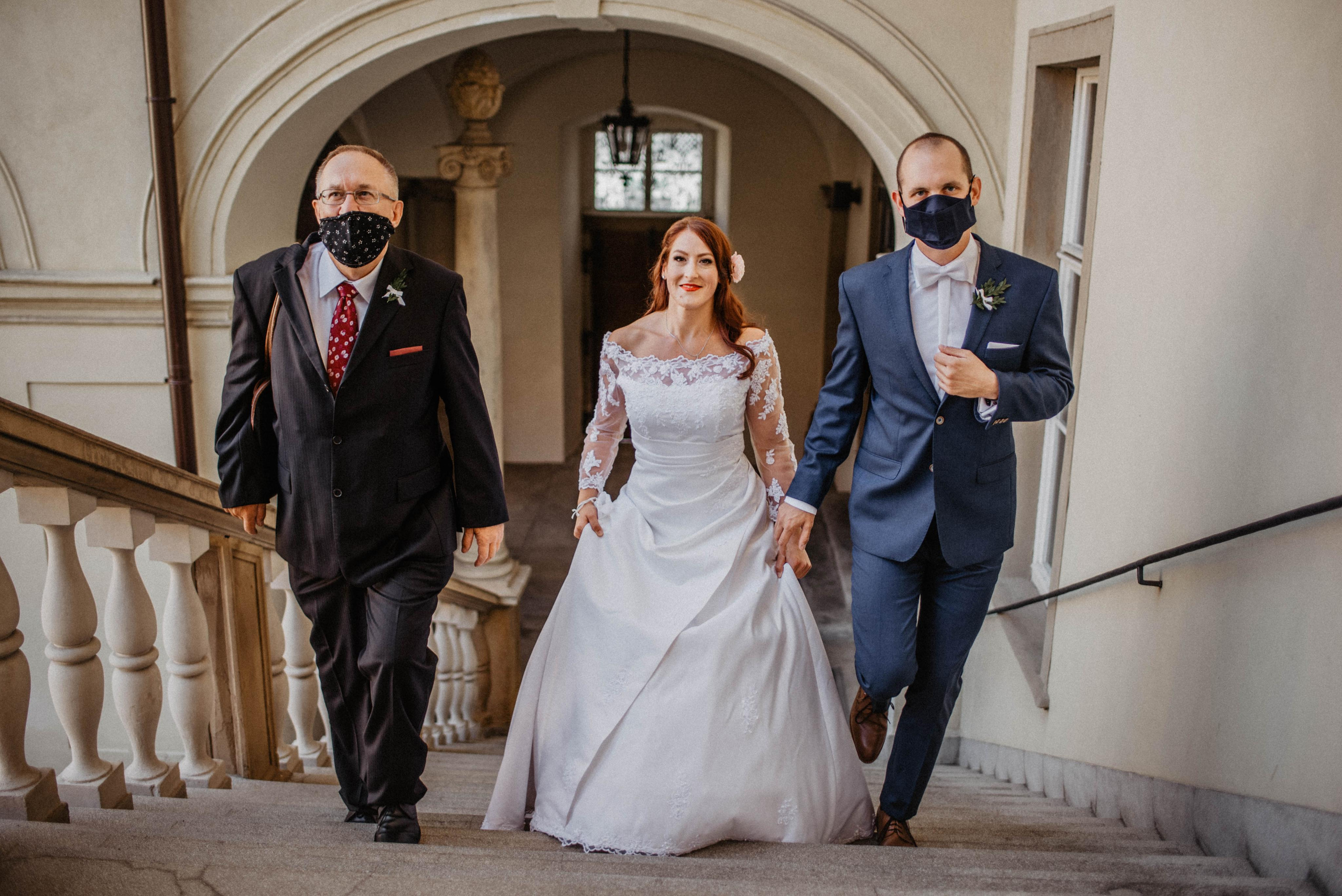 Svatba v centru Brna. Špilberk. Lifestyle, wedding and family photographer