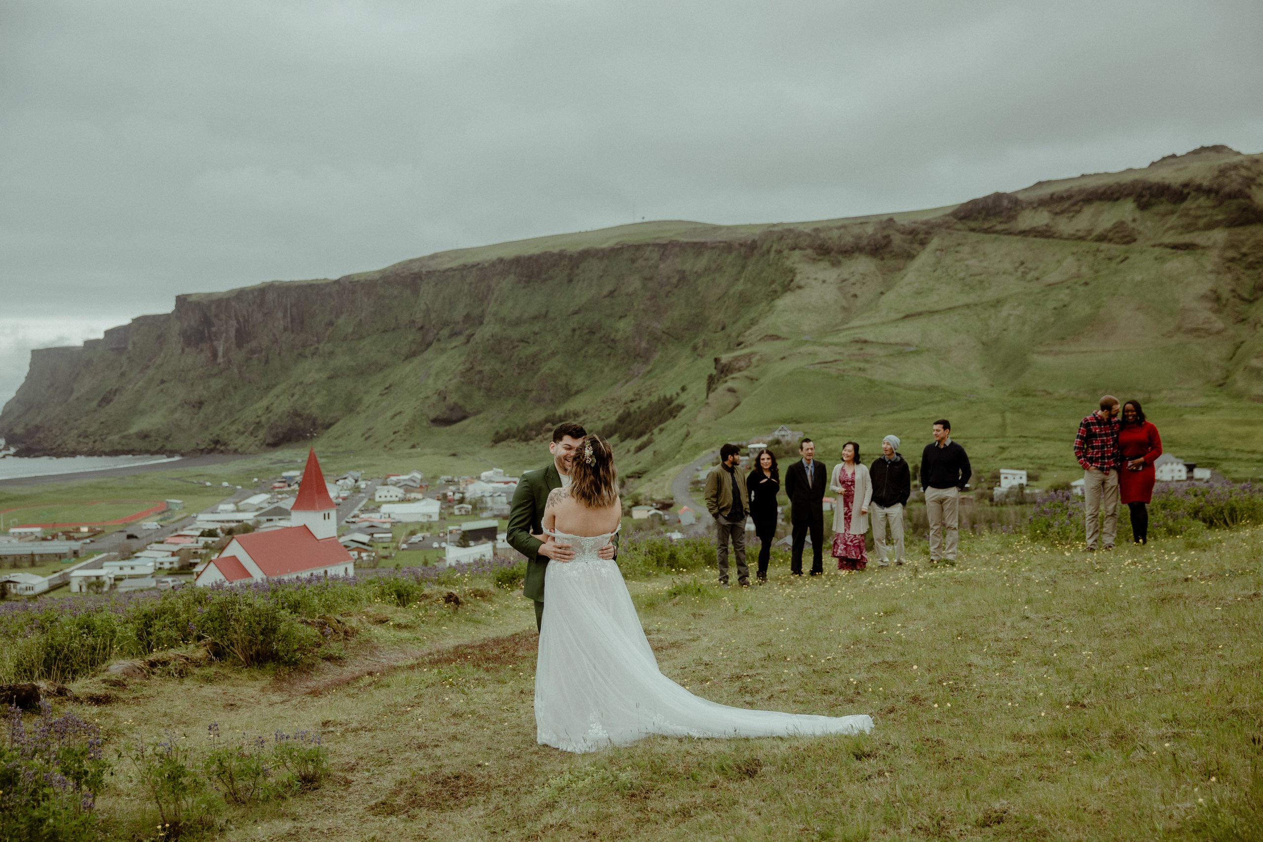Elopement at Kvernufoss Waterfall. Iceland elopement photo and video | Nikolaichik Photo