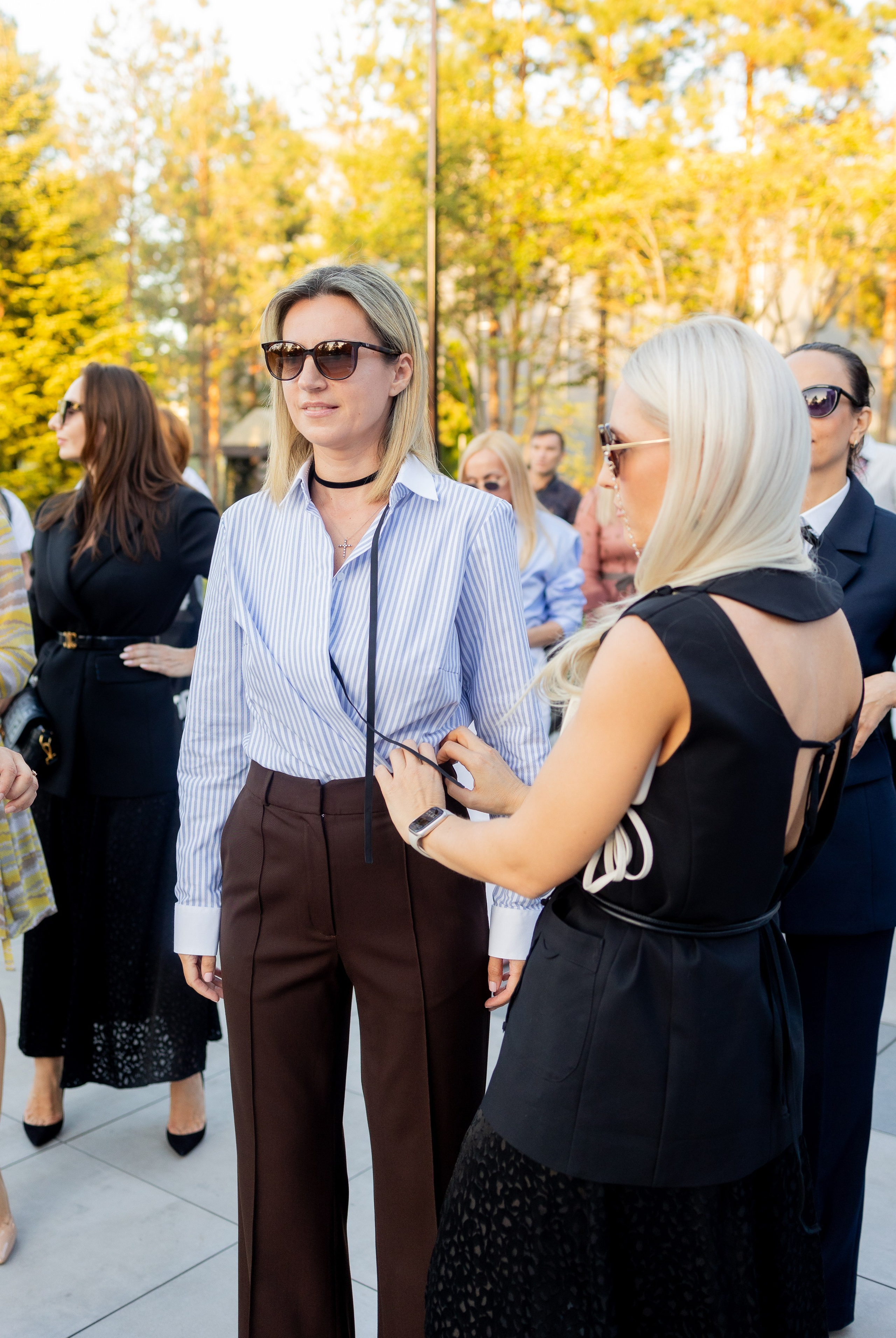 L.Storojuc backstage runway. MATVEEVA STUDIO