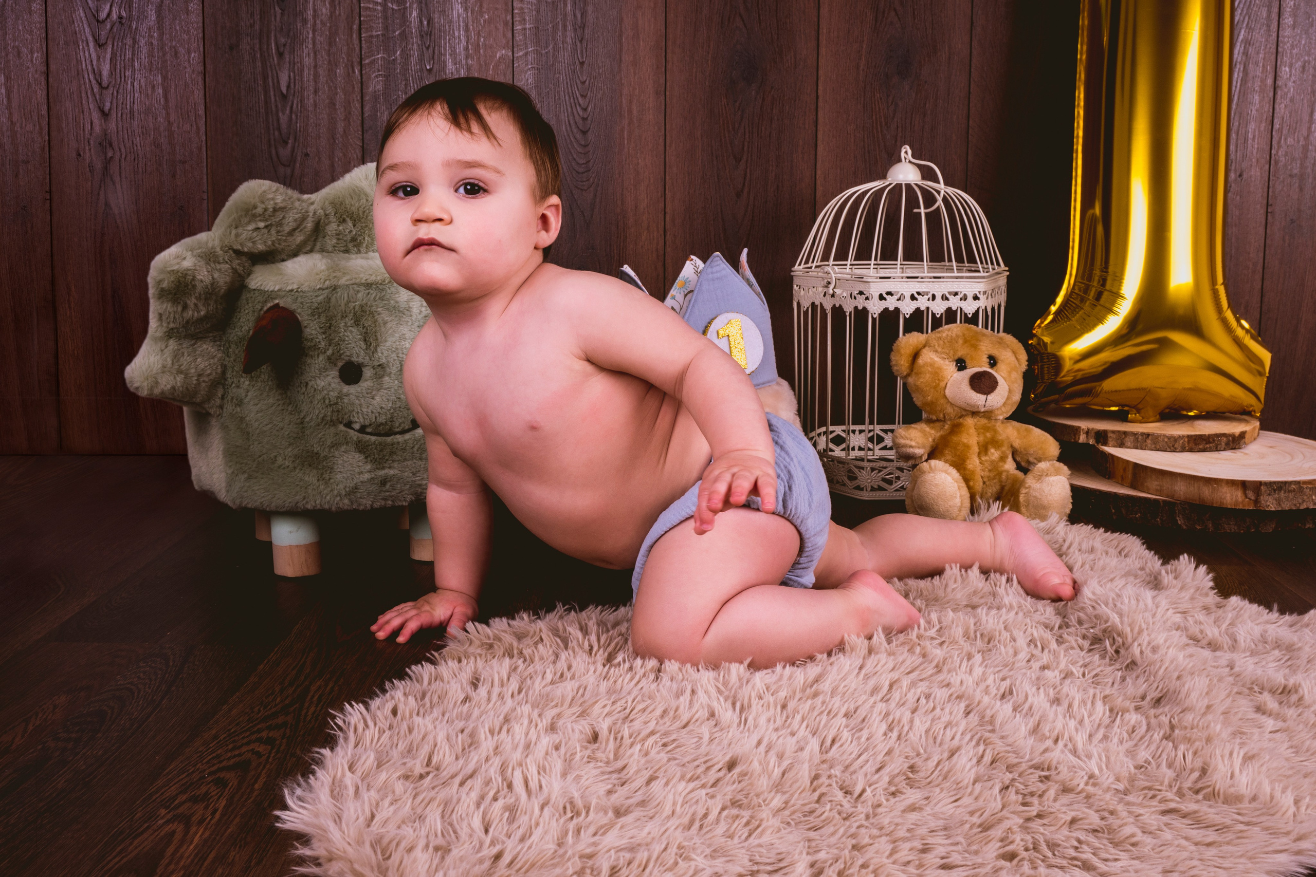 Javier - Primer añito. Fotografía Antonio Luis Bascón