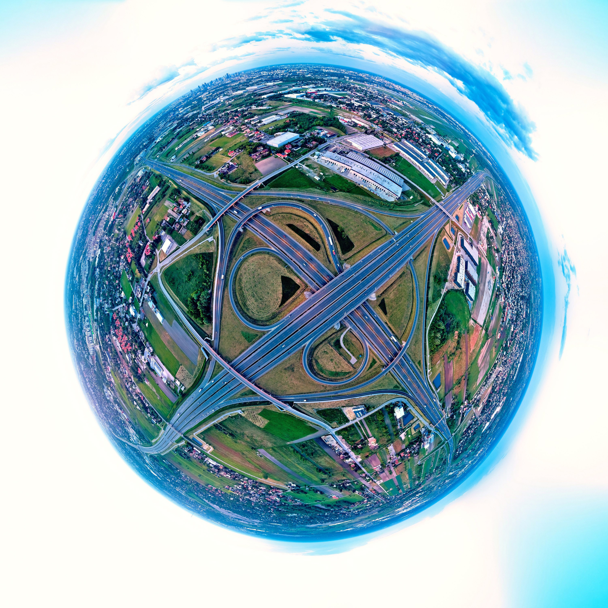 Panoramy lotnicze 360 „Little Planet” znanych miejsc Warszawy. Андрей Шипилов — Фотография & Видеография