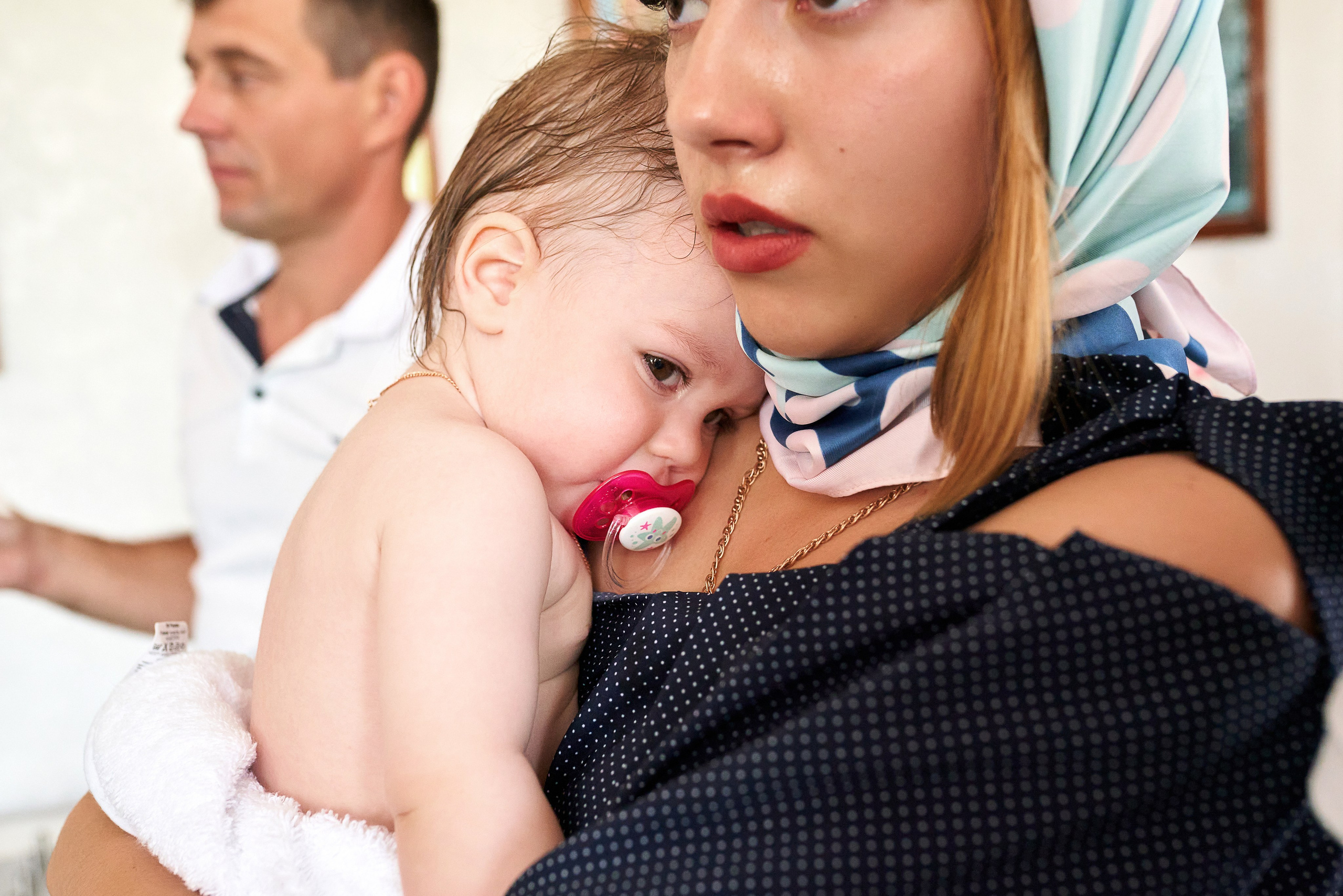 Крещение Киры. Дмитрий и Каролина Тофан