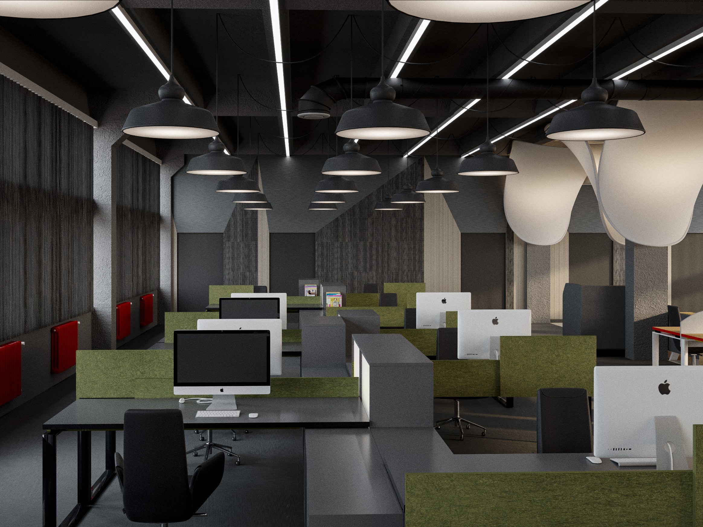 Public spaces. Interior design by Yuliya Shpeter