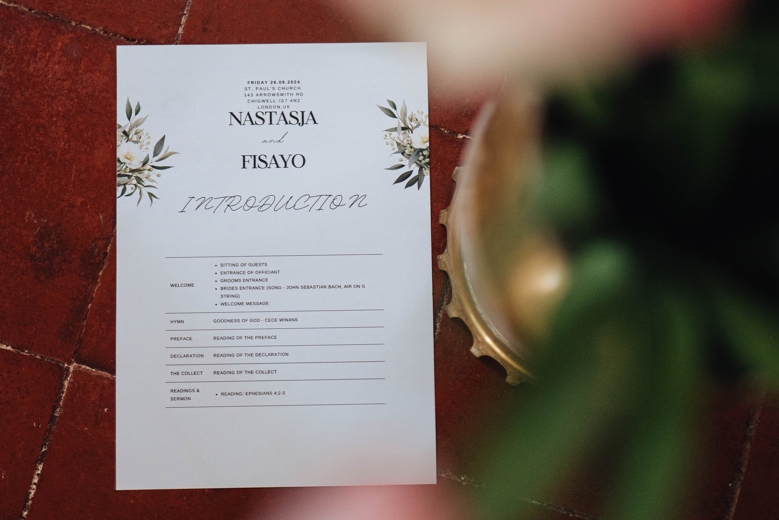 Wedding photosession in east London. Wedding and family photographer in London