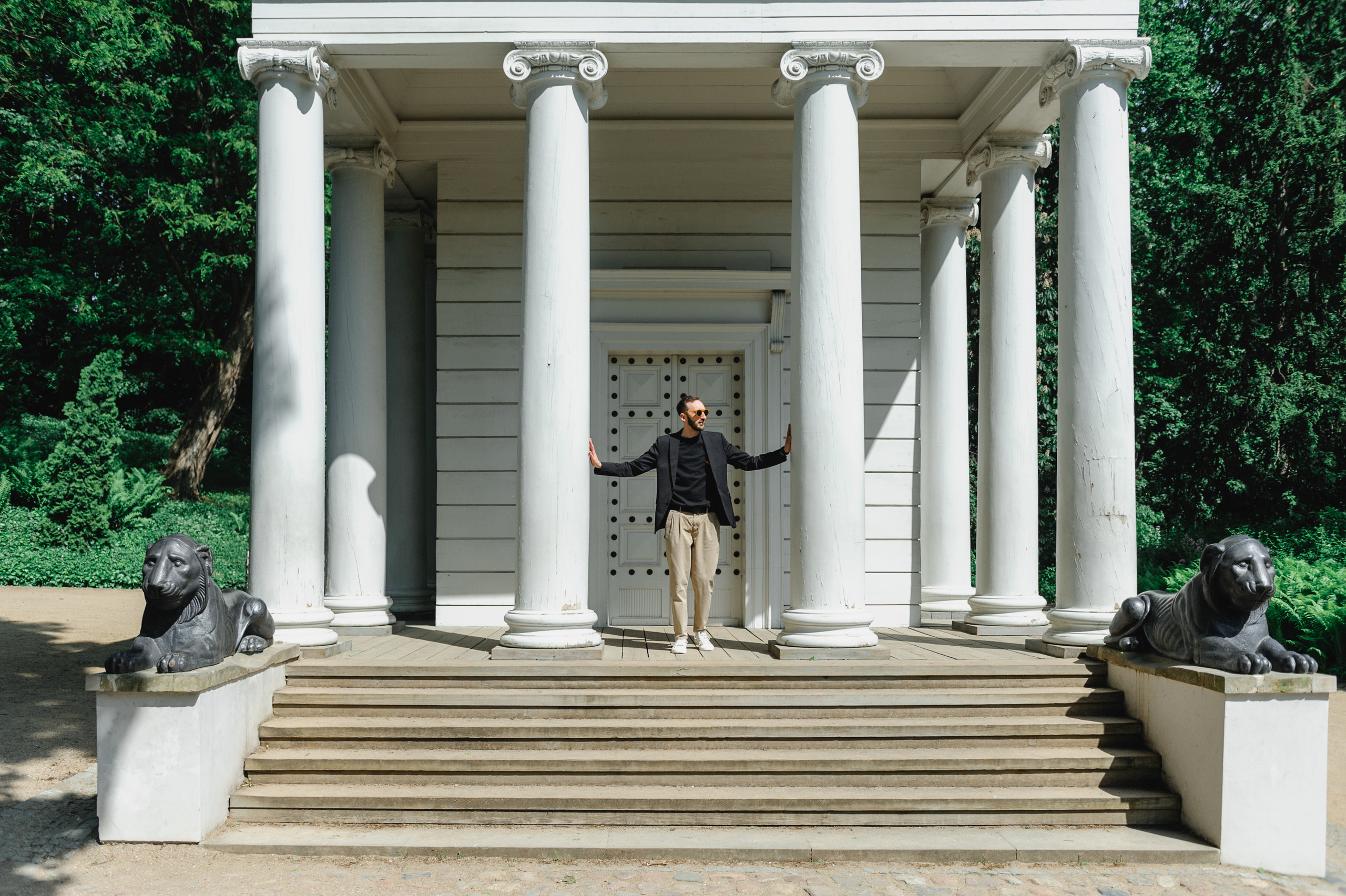 Деревянный Храм Сивиллы в Королевских Лазенках