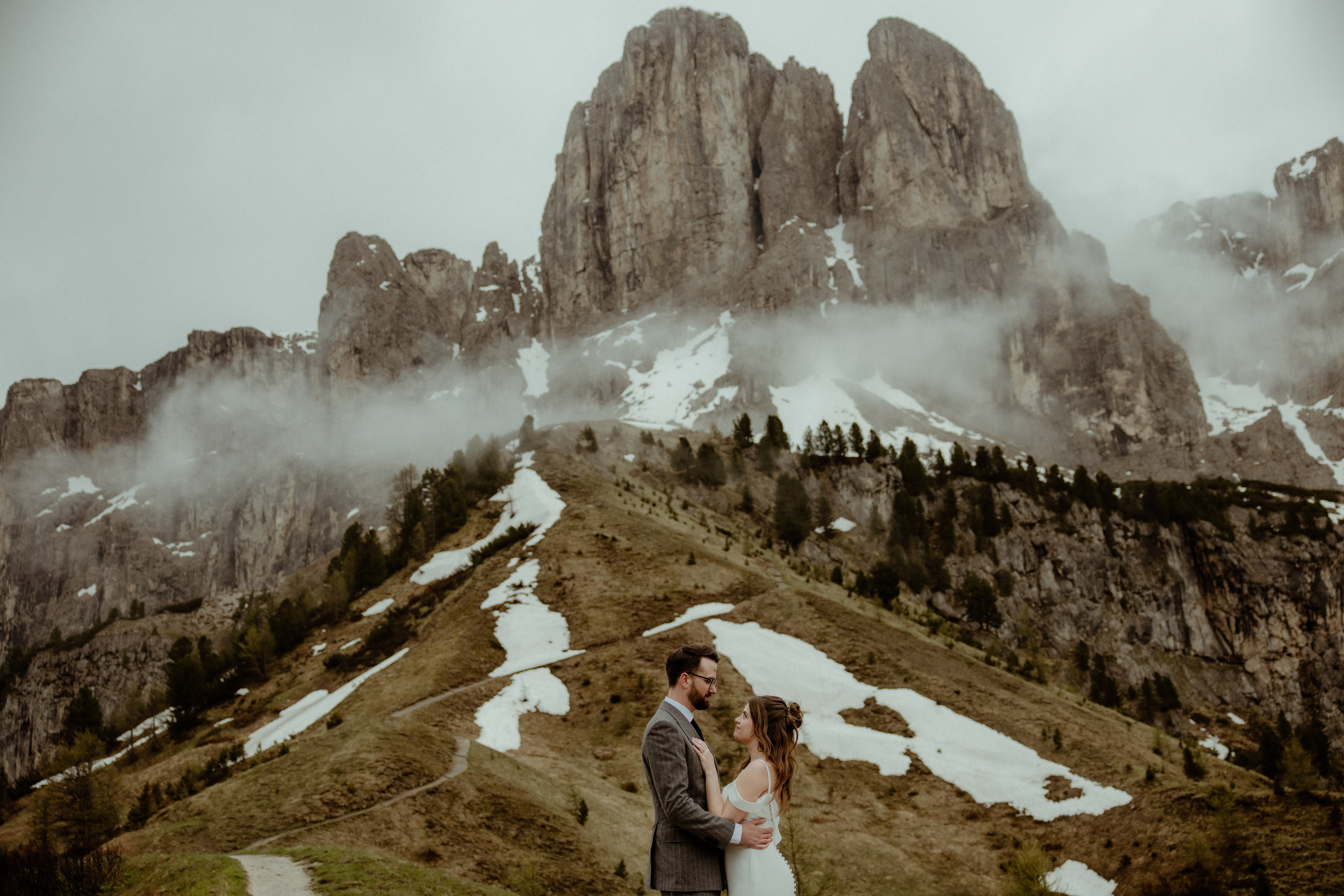 Dreamy elopement in Dolomites. Iceland elopement photo and video | Nikolaichik Photo