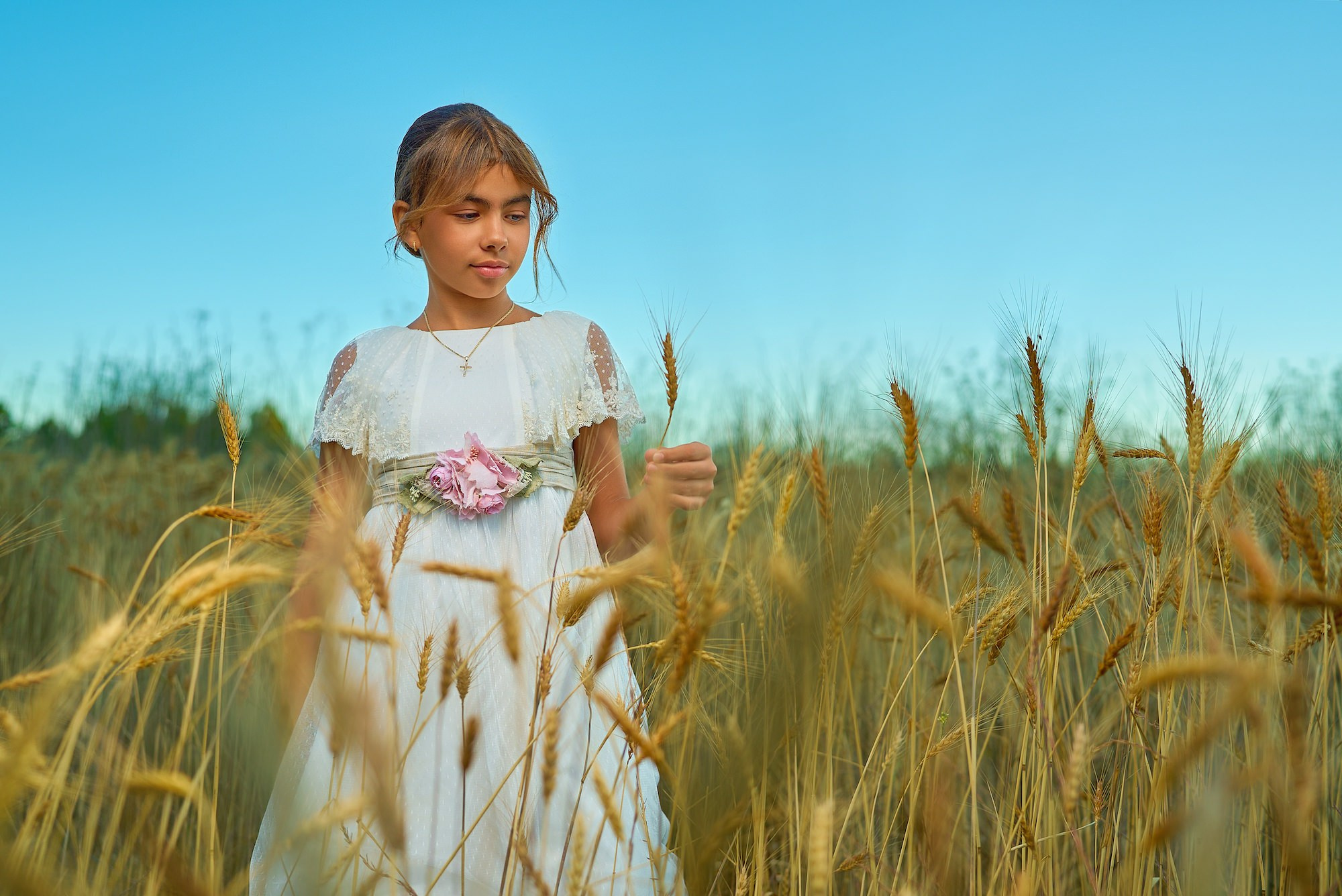 Sesión de fotos Comunión en Tenerife. Fotógrafos en Tenerife dedicados a la fotografía de bebes, niños y familia