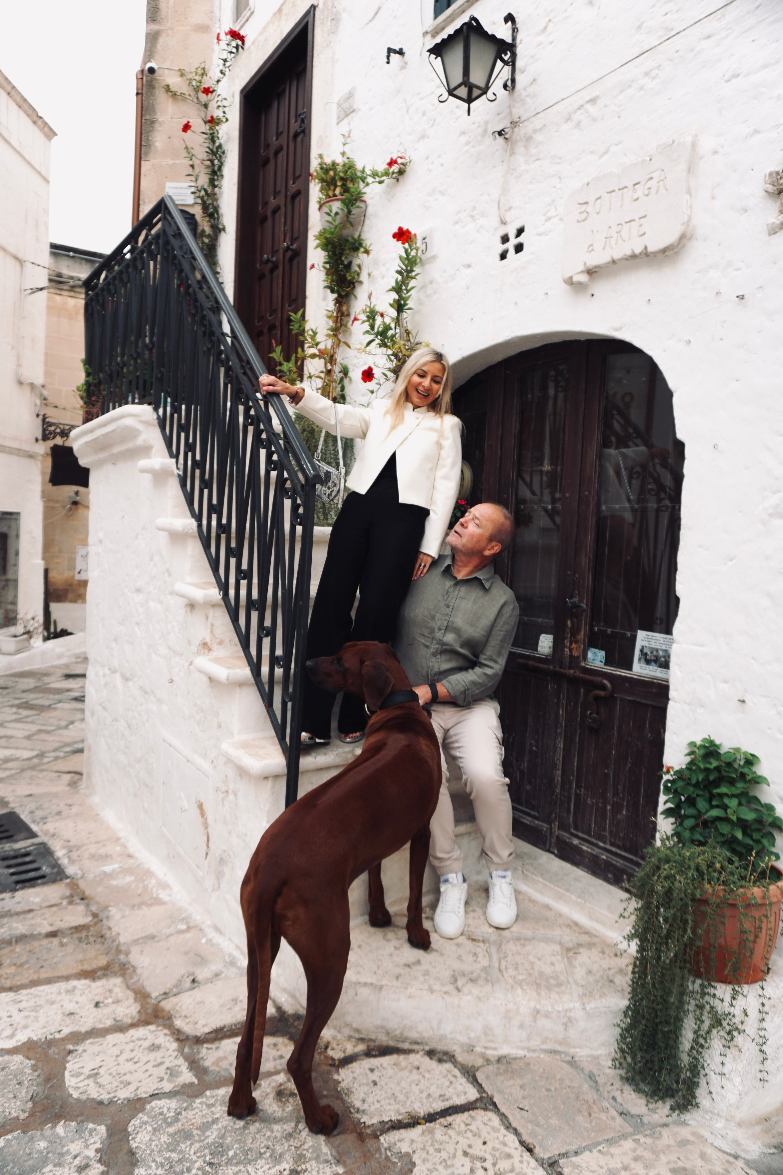 Ulif, Dani e il meraviglioso Dexter a Ostuni. Videografa e Fotografa in Italia Sokhova Albina