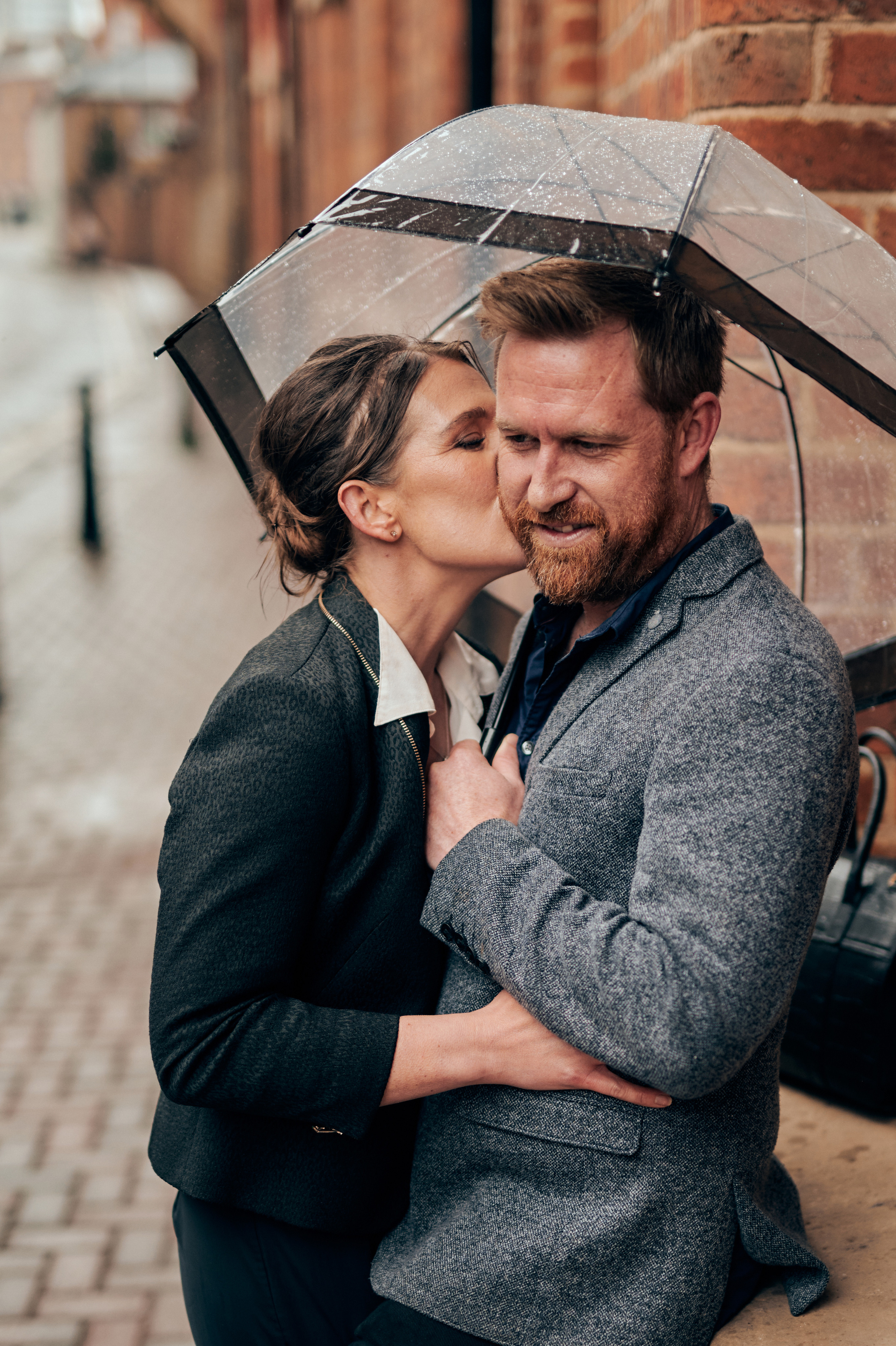 Rainy Day Photoshoot | Moody & Romantic Leeds Session. Rapley Photography | West Yorkshire Wedding & Portrait Photographer