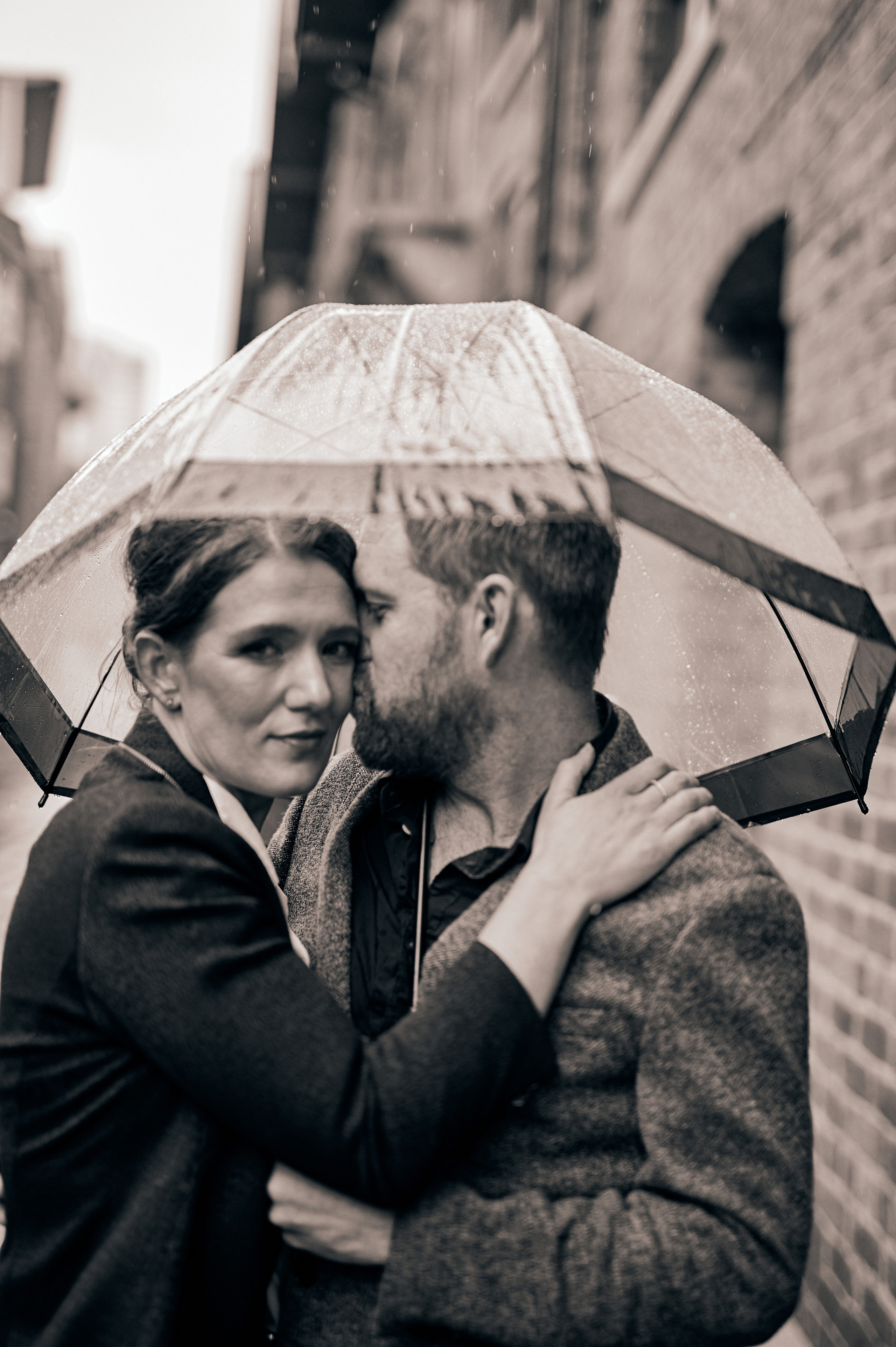 Rainy Day Photoshoot | Moody & Romantic Leeds Session. Rapley Photography | West Yorkshire Wedding & Portrait Photographer