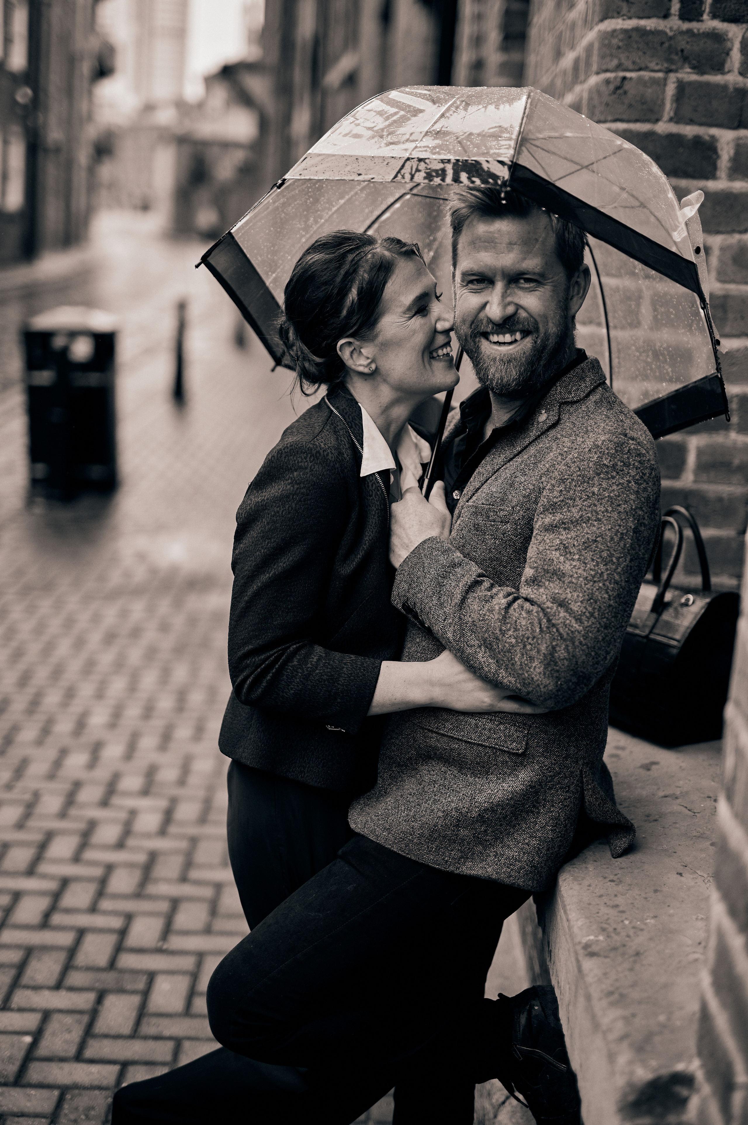 Rainy Day Photoshoot | Moody & Romantic Leeds Session. Rapley Photography | West Yorkshire Wedding & Portrait Photographer