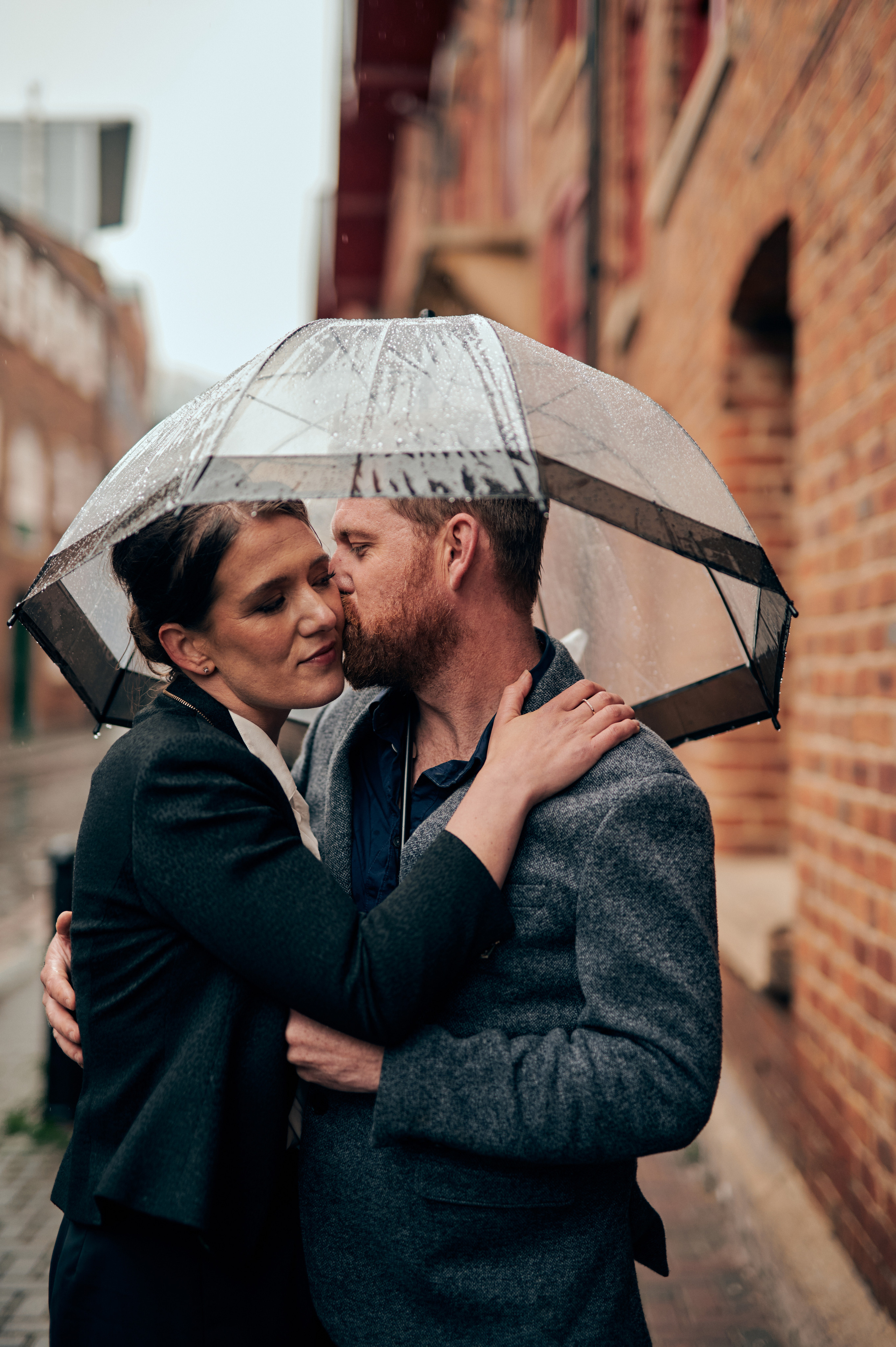 Rainy Day Photoshoot | Moody & Romantic Leeds Session. Rapley Photography | West Yorkshire Wedding & Portrait Photographer