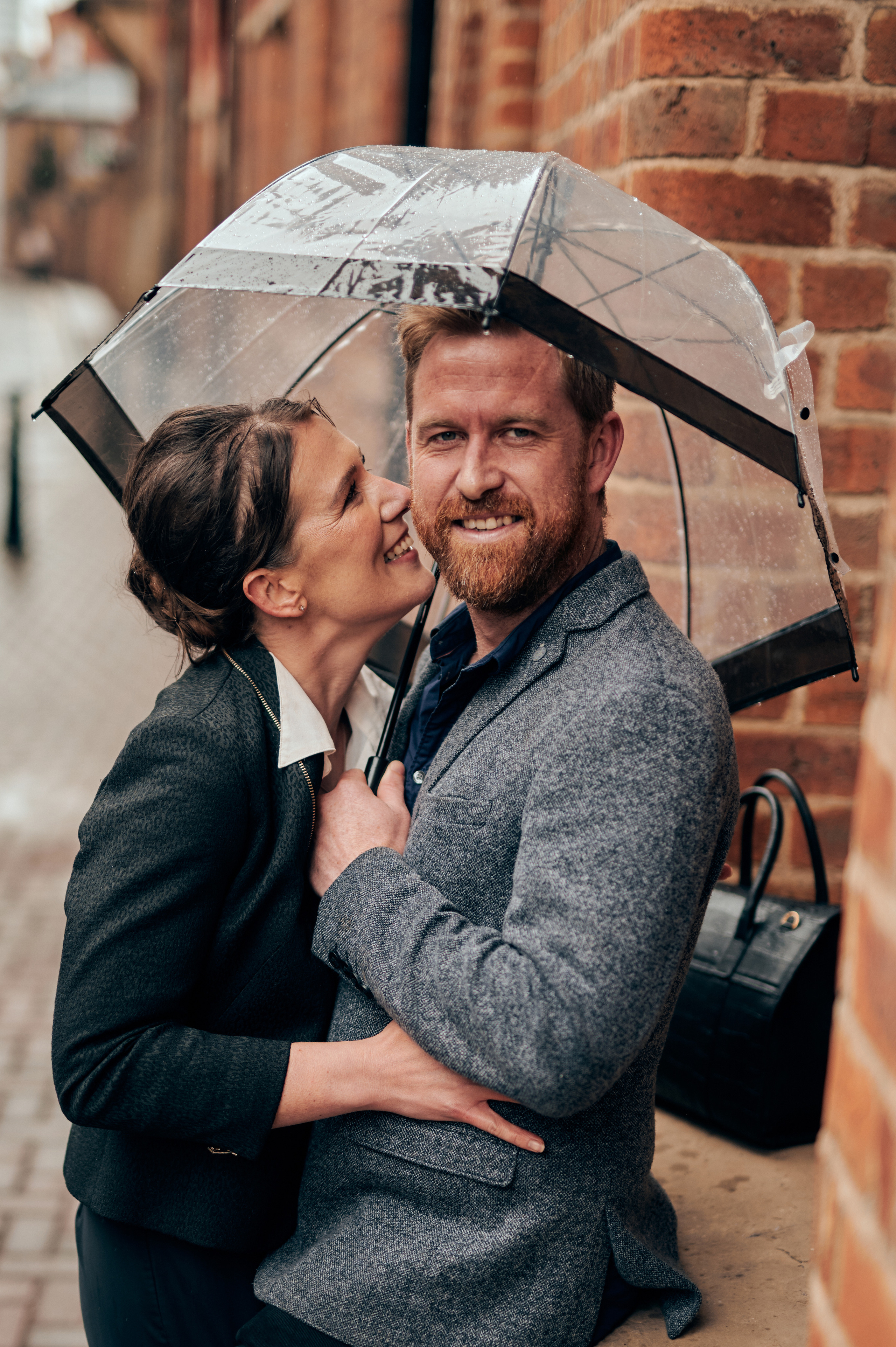 Rainy Day Photoshoot | Moody & Romantic Leeds Session. Rapley Photography | West Yorkshire Wedding & Portrait Photographer