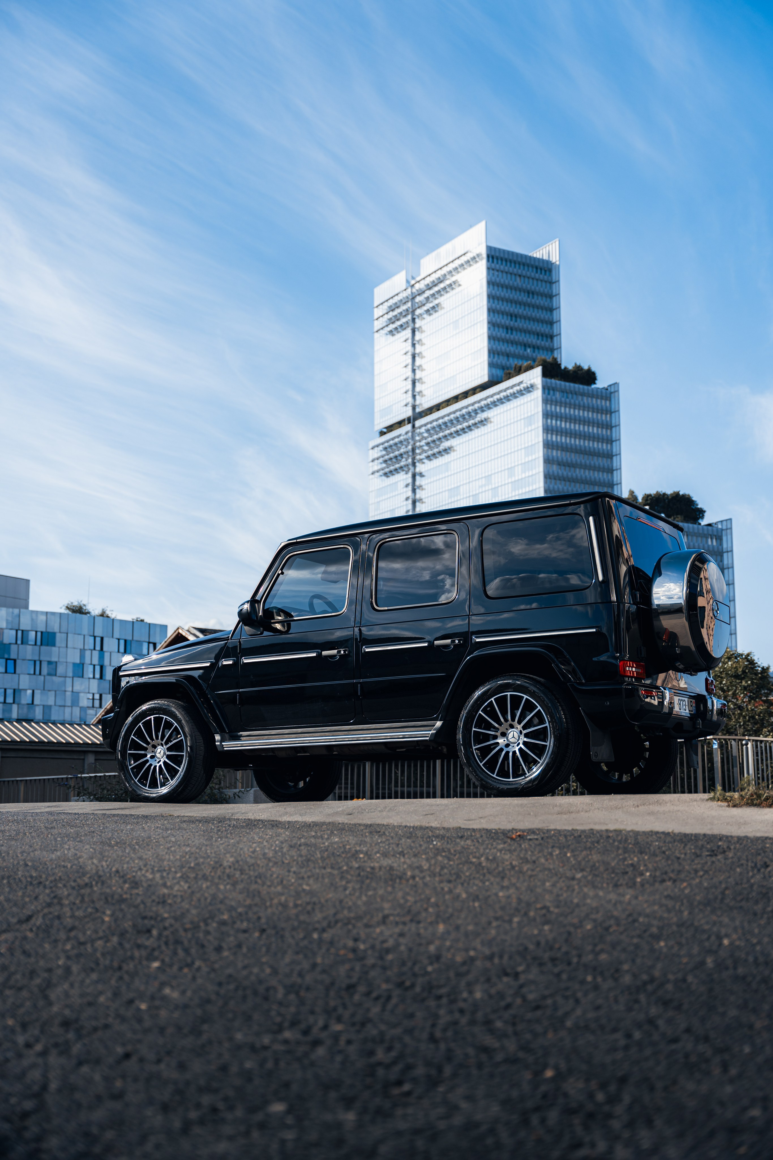 Mercedes-Benz G500. Photographe de voitures à Paris — Vitalii Motruk