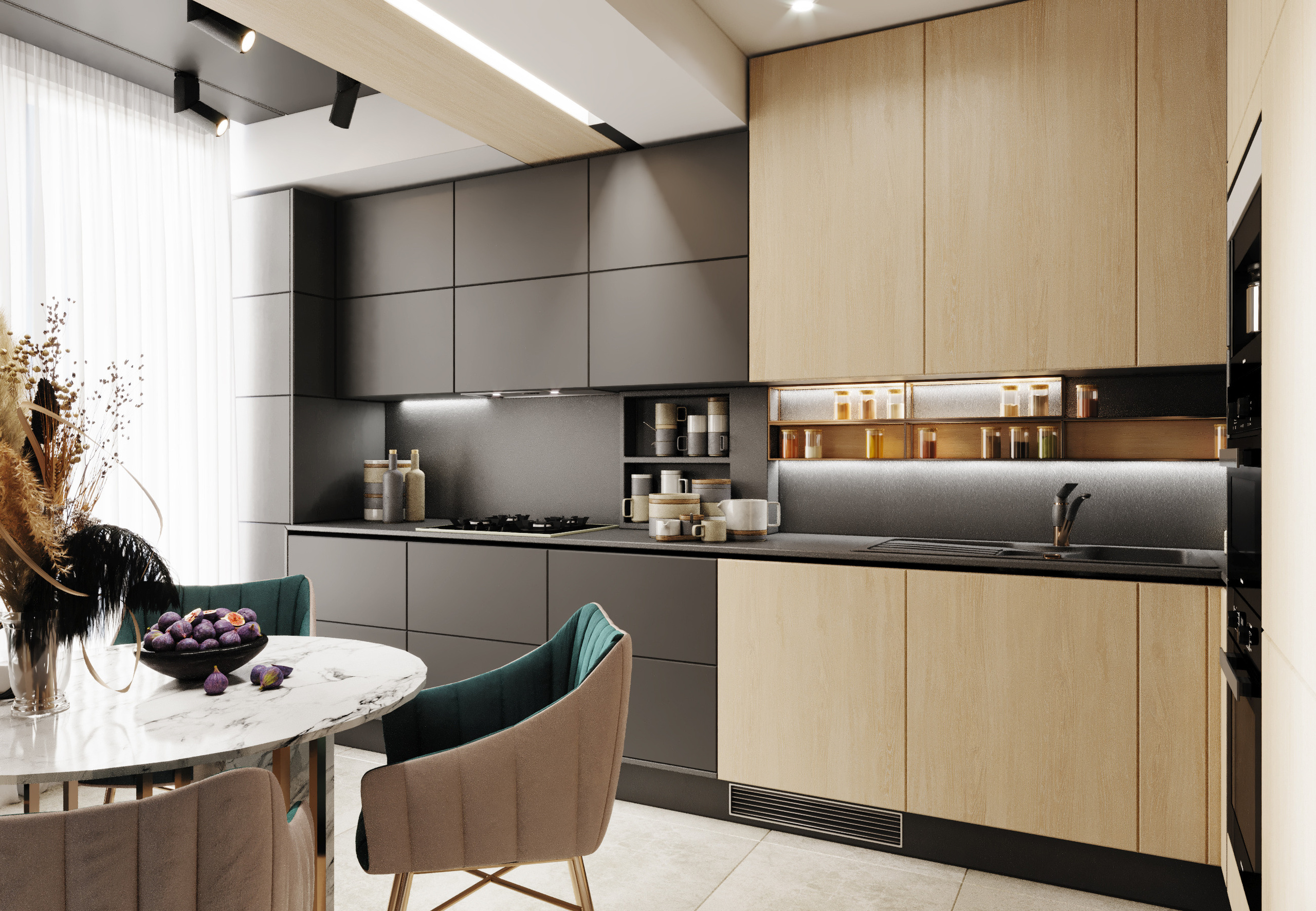 Квартира в стиле минимализм 70 м². г. Ловеч. Архитектор, дизайнер интерьера, декоратор