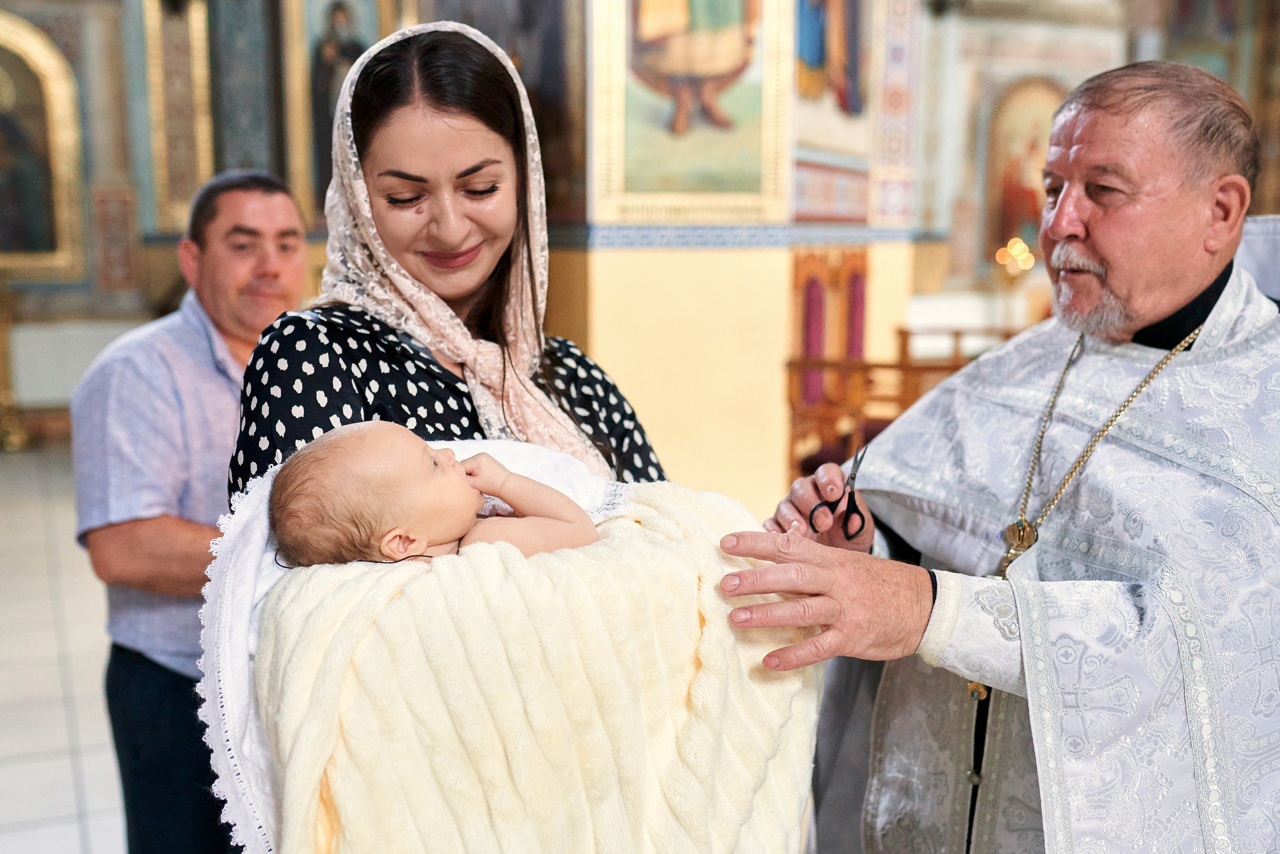 Крещение Тимофея. Дмитрий и Каролина Тофан