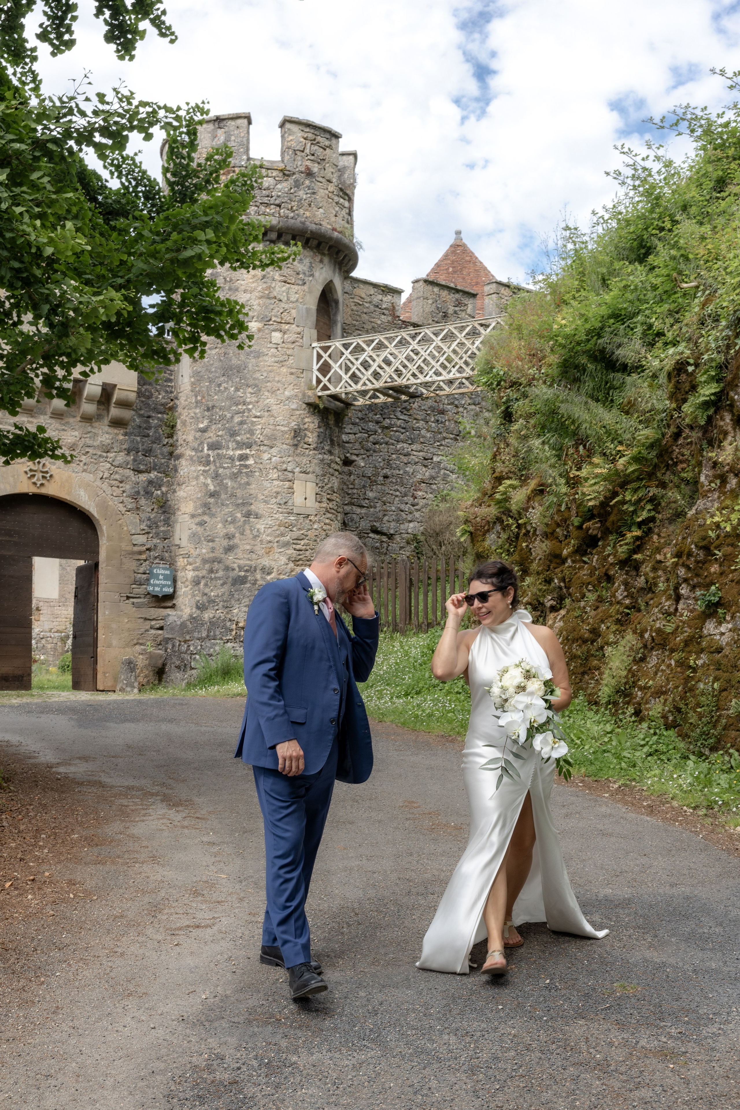 Elopement near Saint-Cirq-Lapopie. Crystal&Robert. Евгения Смирнова — фотограф в Тулузе и юго-западной Франции