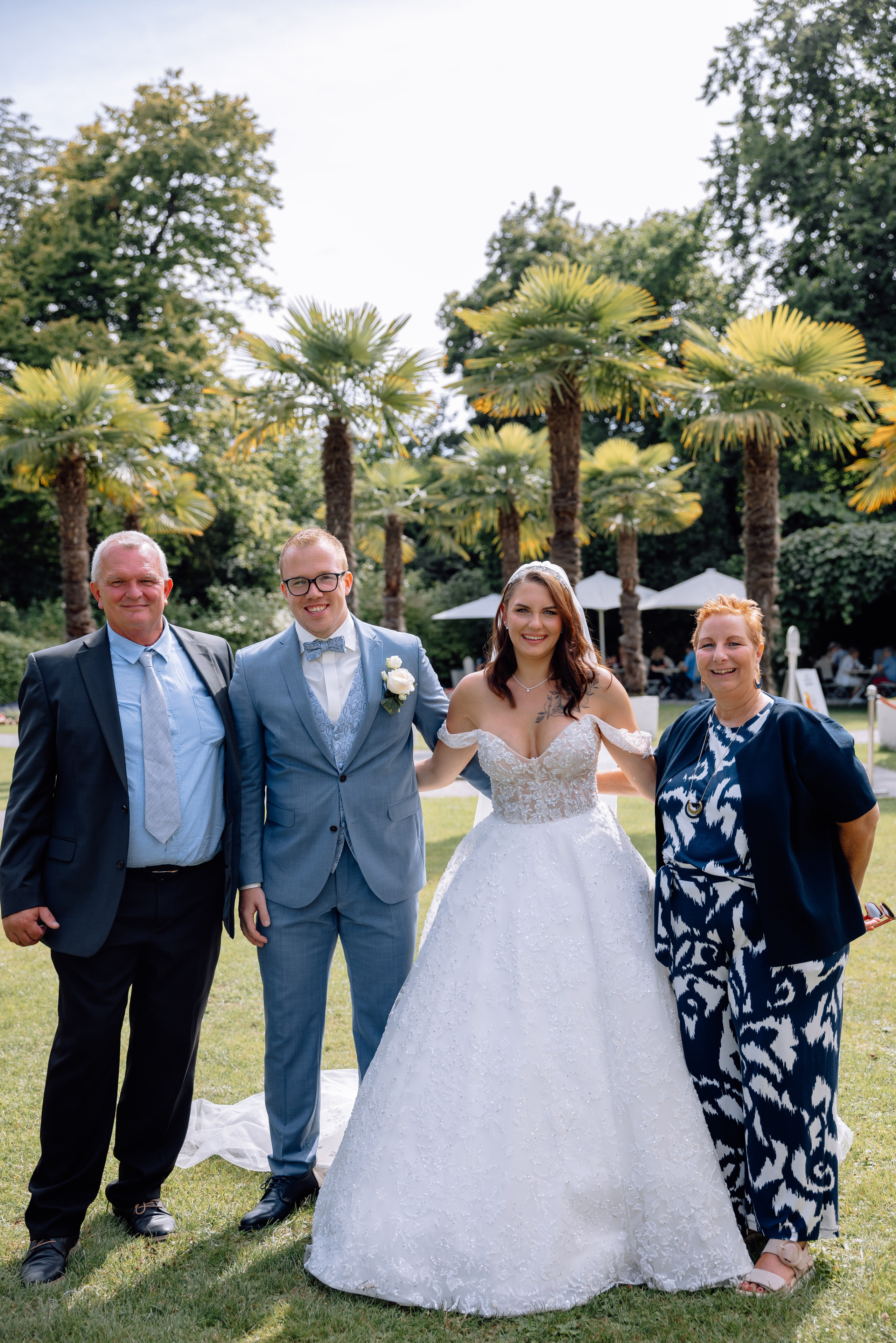 Hochzeit im Schlosscafé im Palmenhaus & Schloss Nymphenburg. Hochzeitsfotograf München Taufe Familienfotograf Tanja Mauke