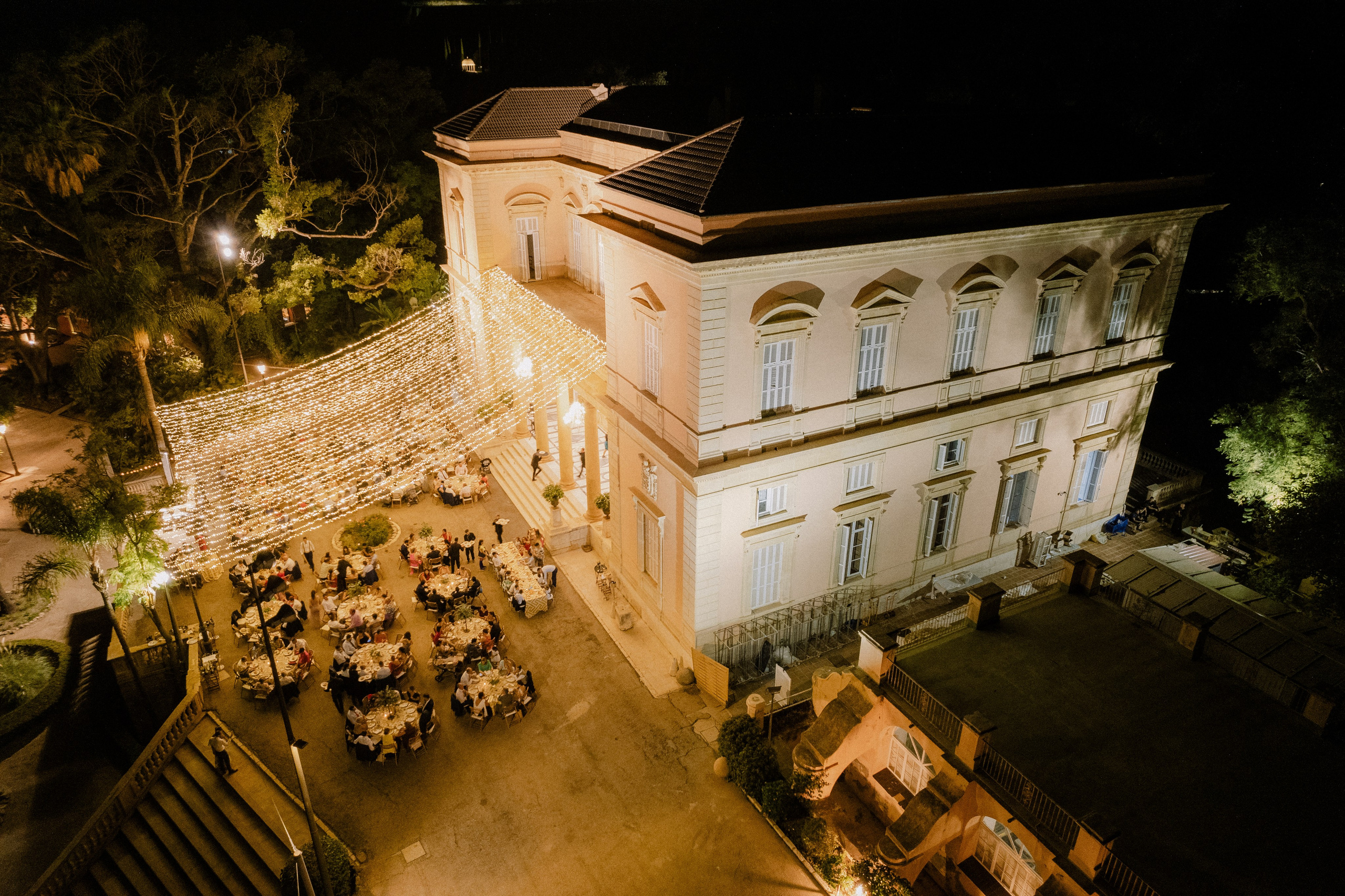 Wedding palace reception