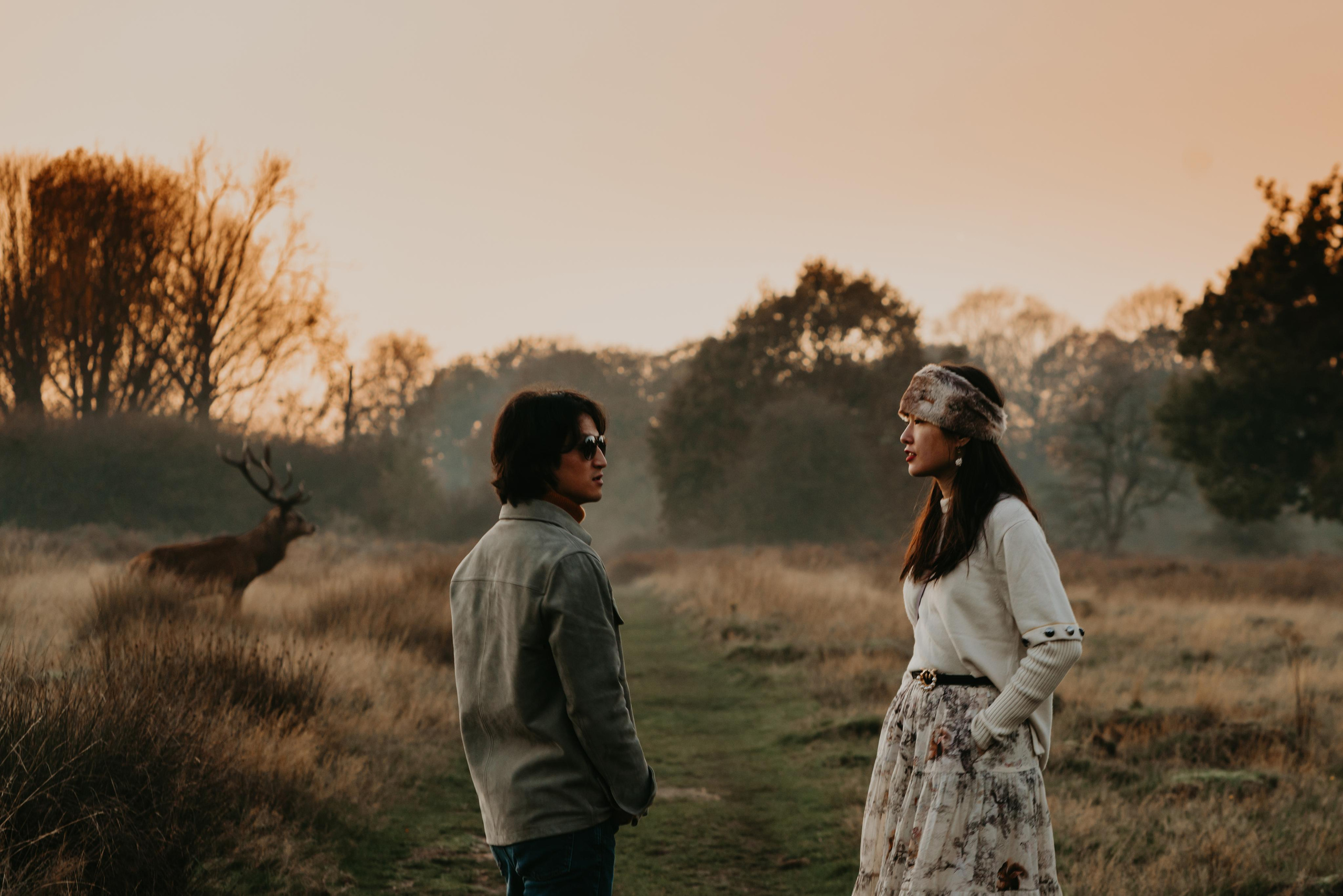 Engagement session in Richmond Park. London portrait and family photographer