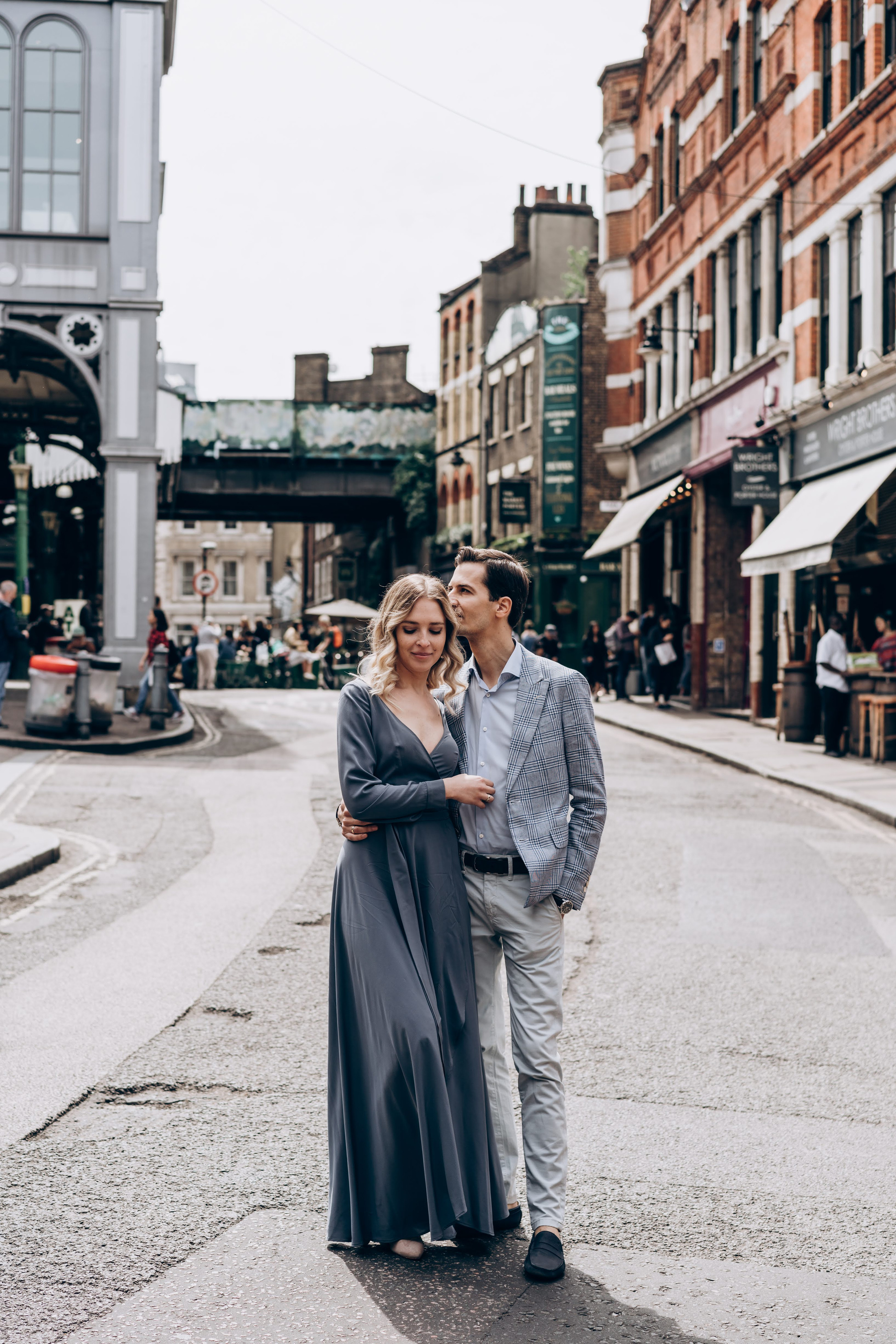 Engagement session by Tower Bridge. London portrait and family photographer