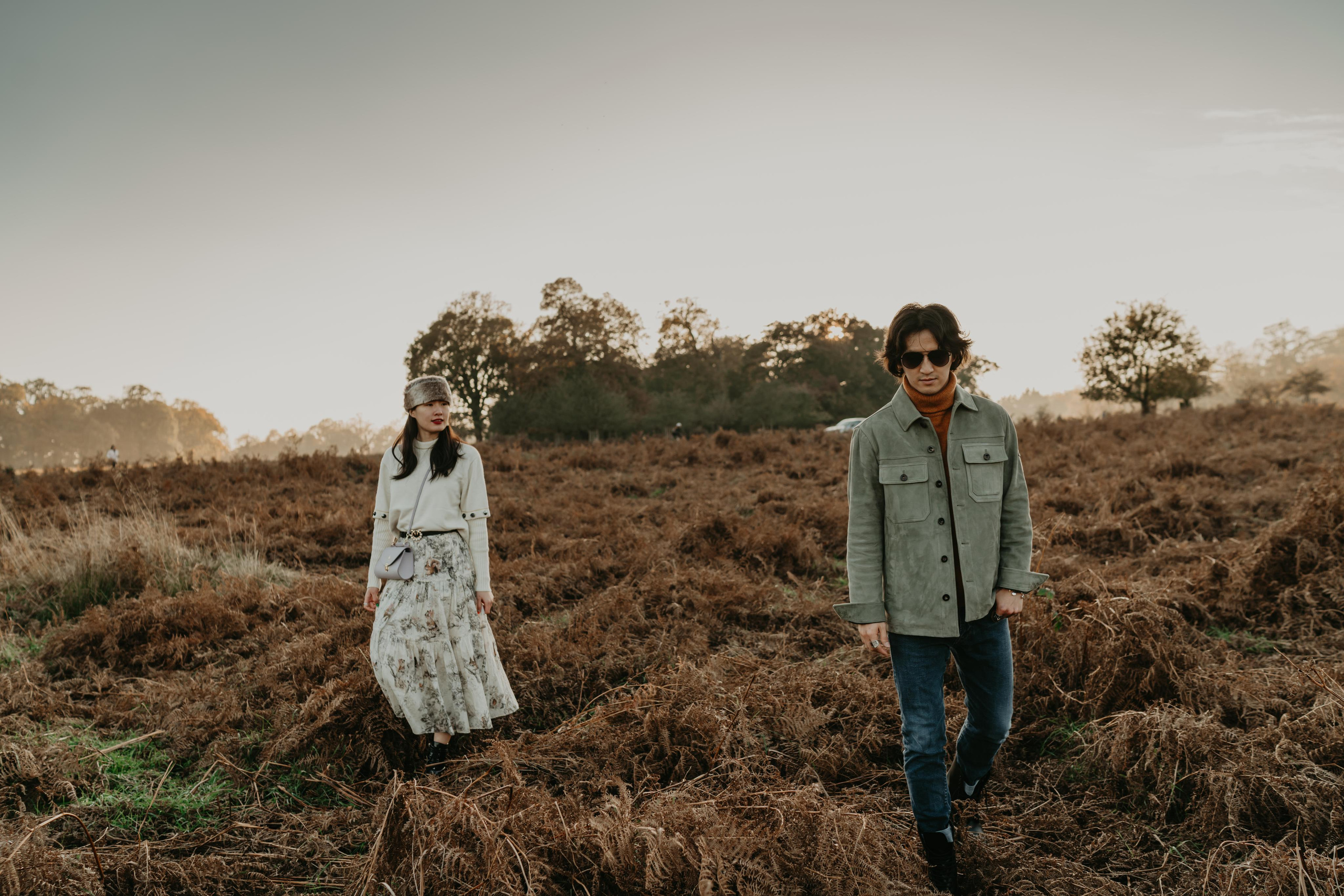 Engagement session in Richmond Park. London portrait and family photographer