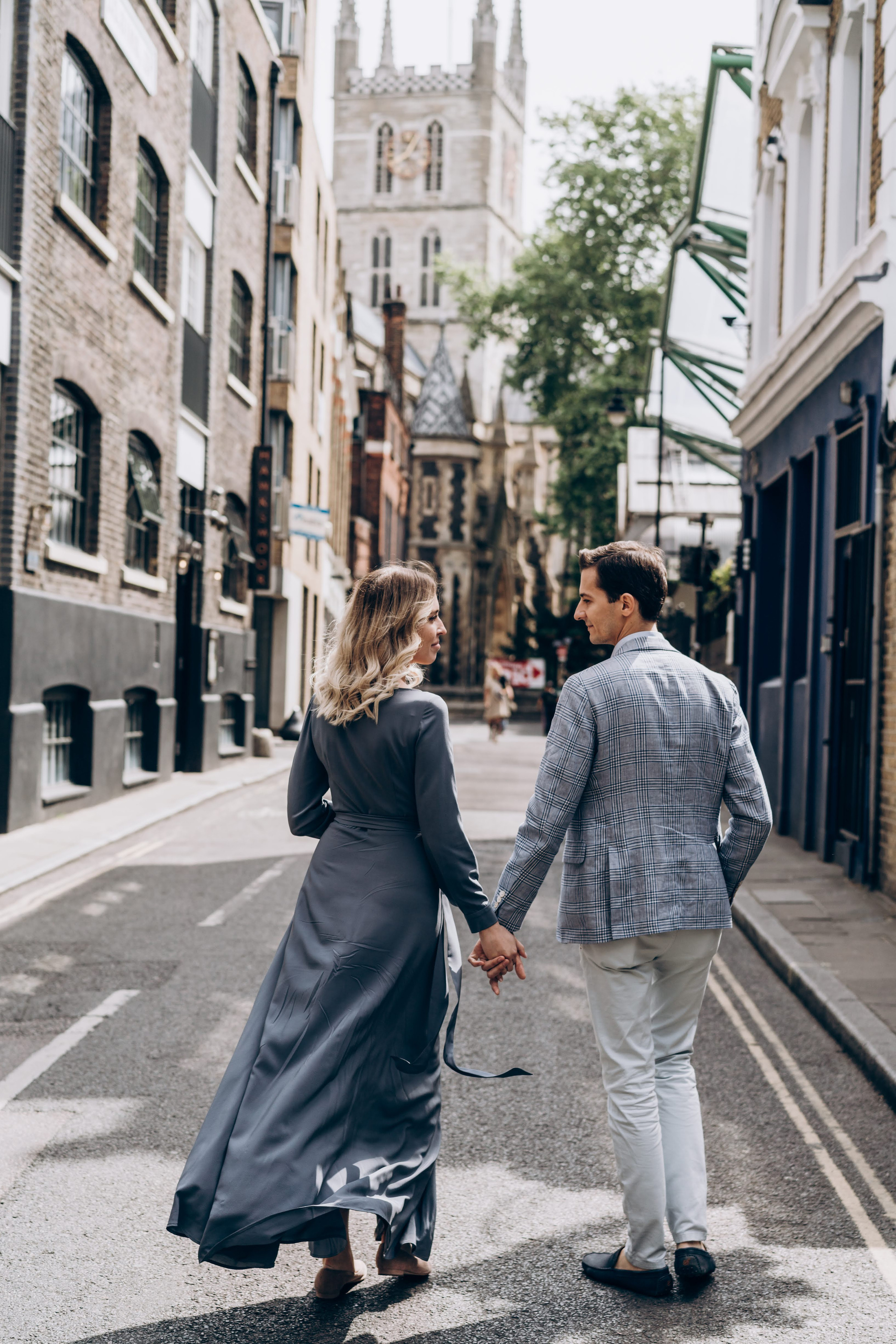 Engagement session by Tower Bridge. London portrait and family photographer