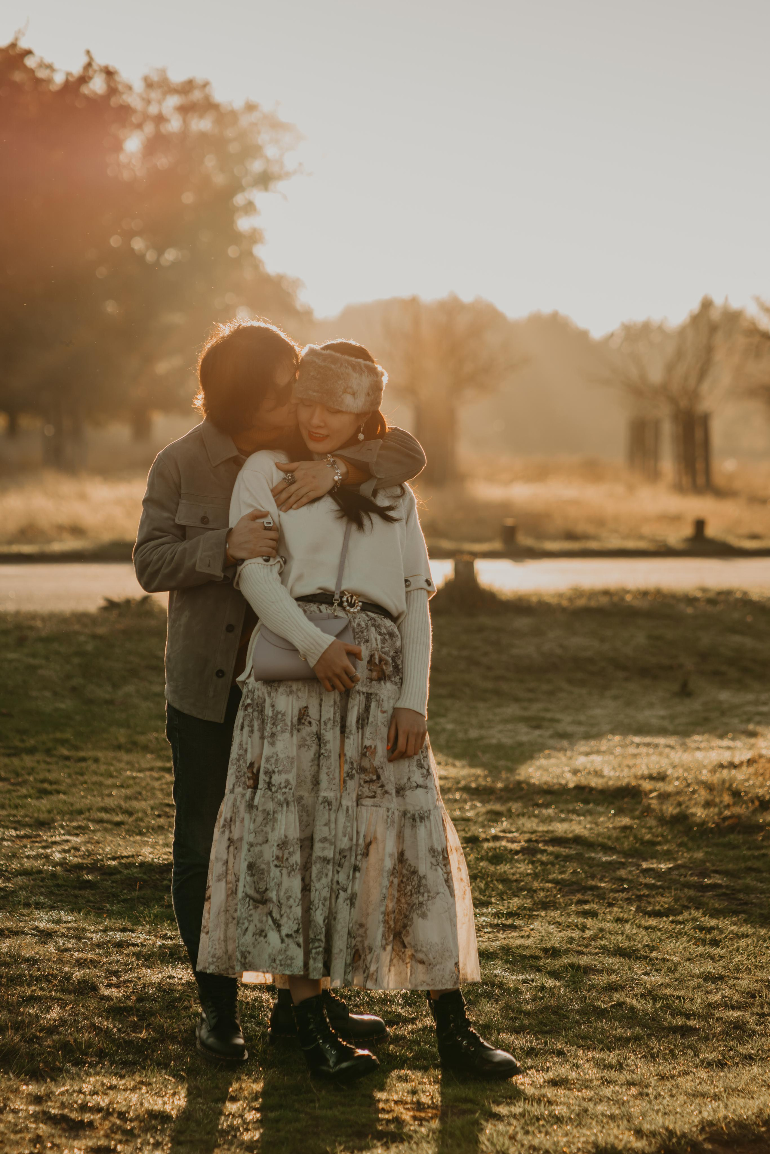 Engagement session in Richmond Park. London portrait and family photographer