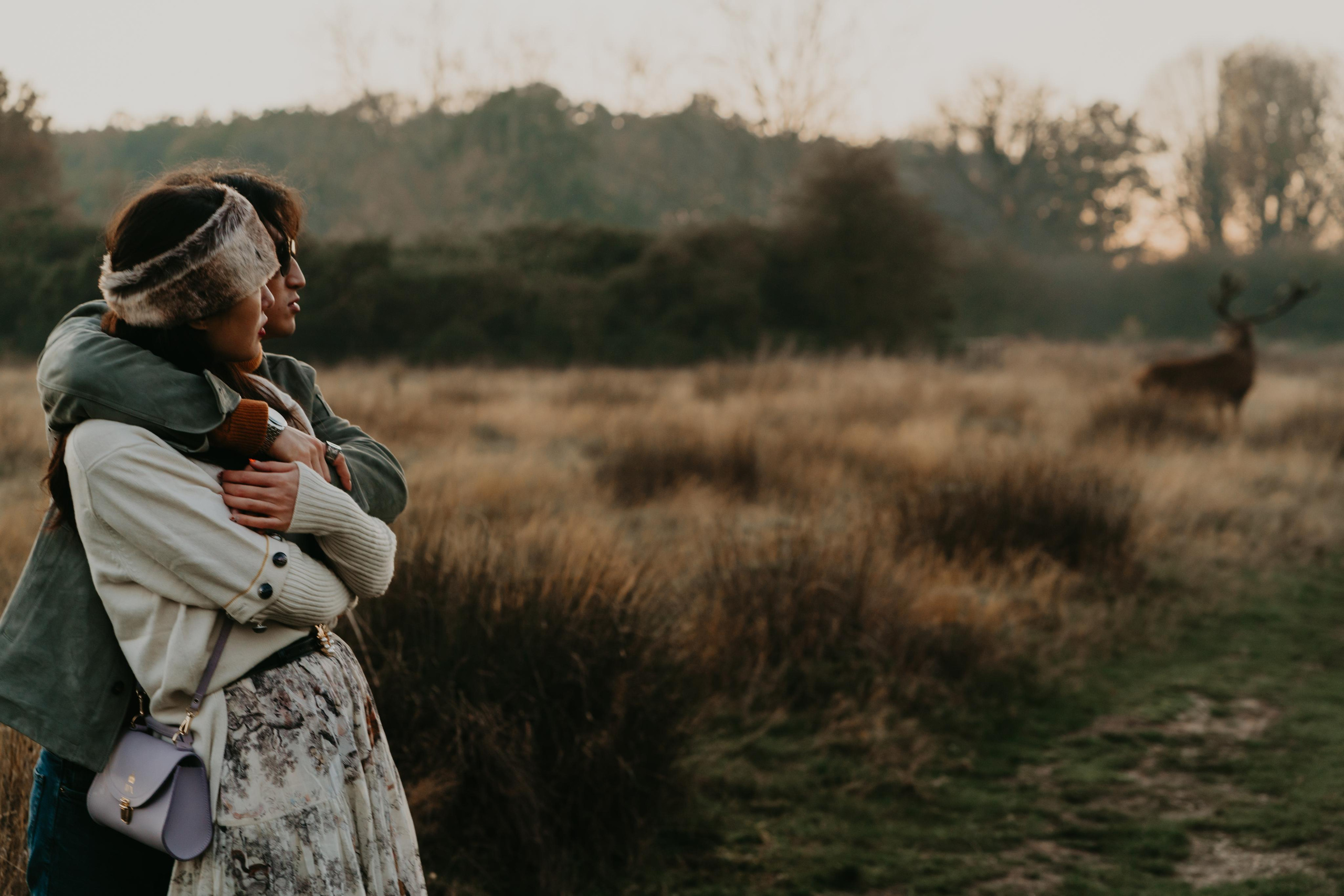 Engagement session in Richmond Park. London portrait and family photographer