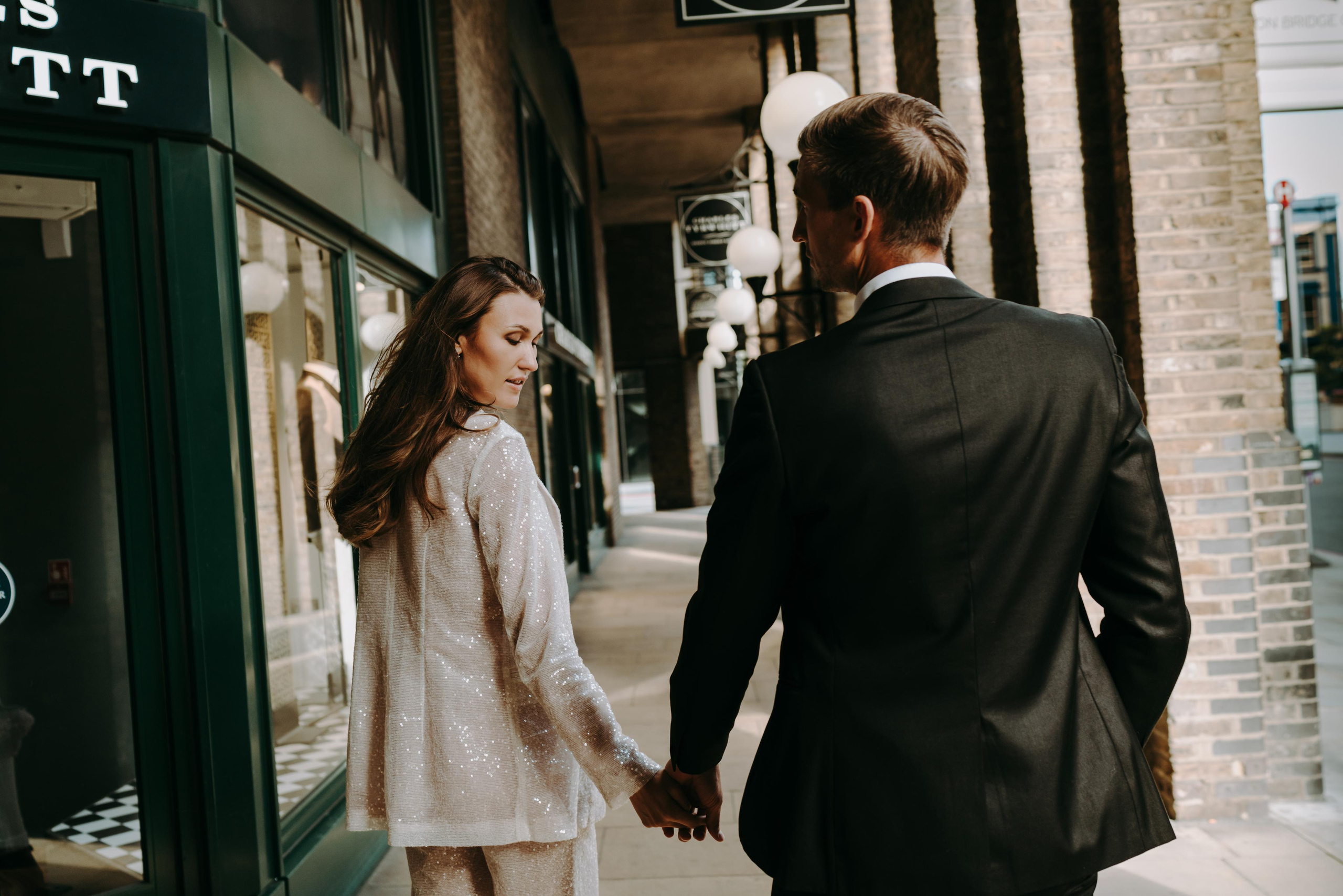 Pre wedding session by Tower Bridge. London portrait and family photographer
