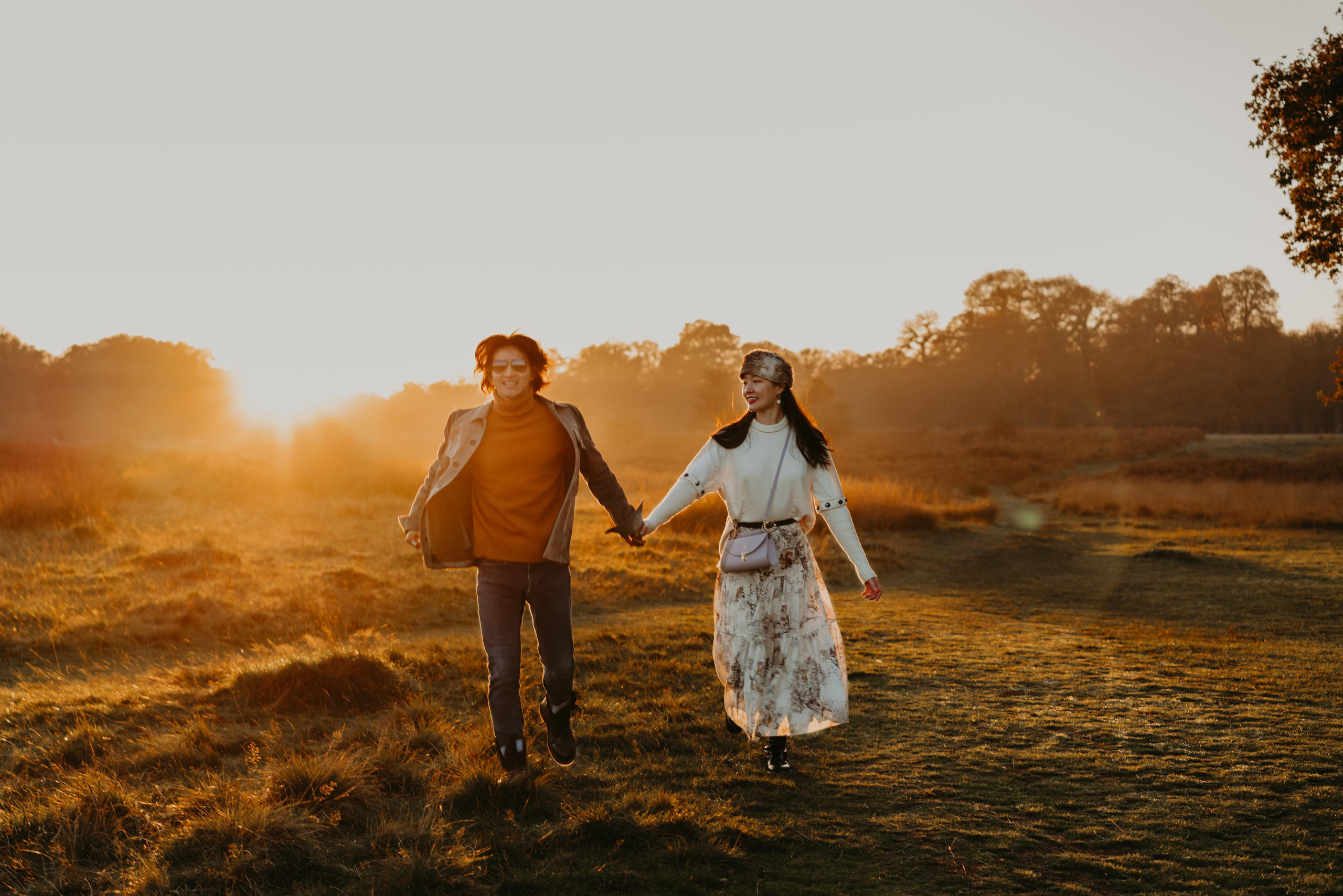 Engagement session in Richmond Park. London portrait and family photographer