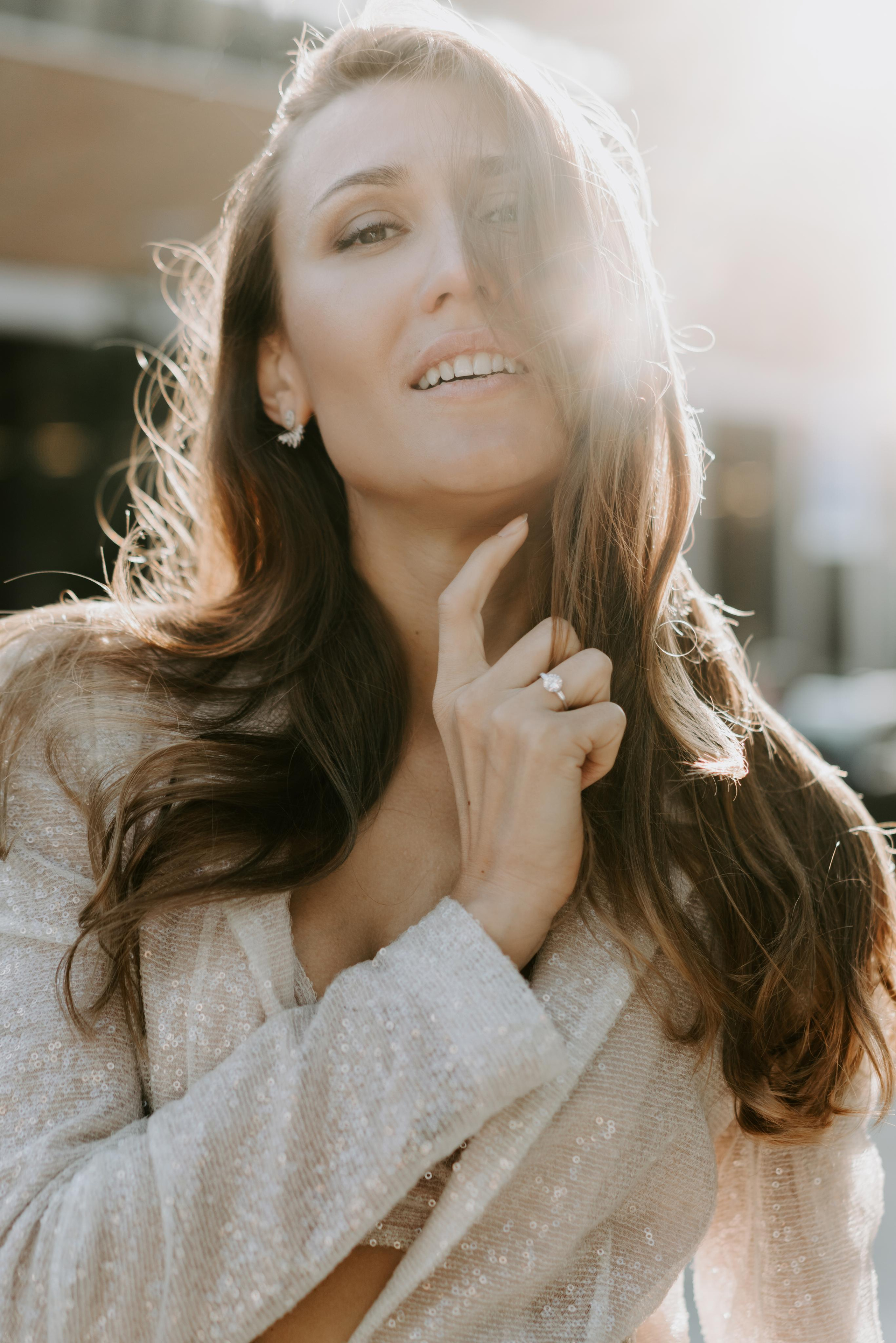 close up bride portrait 