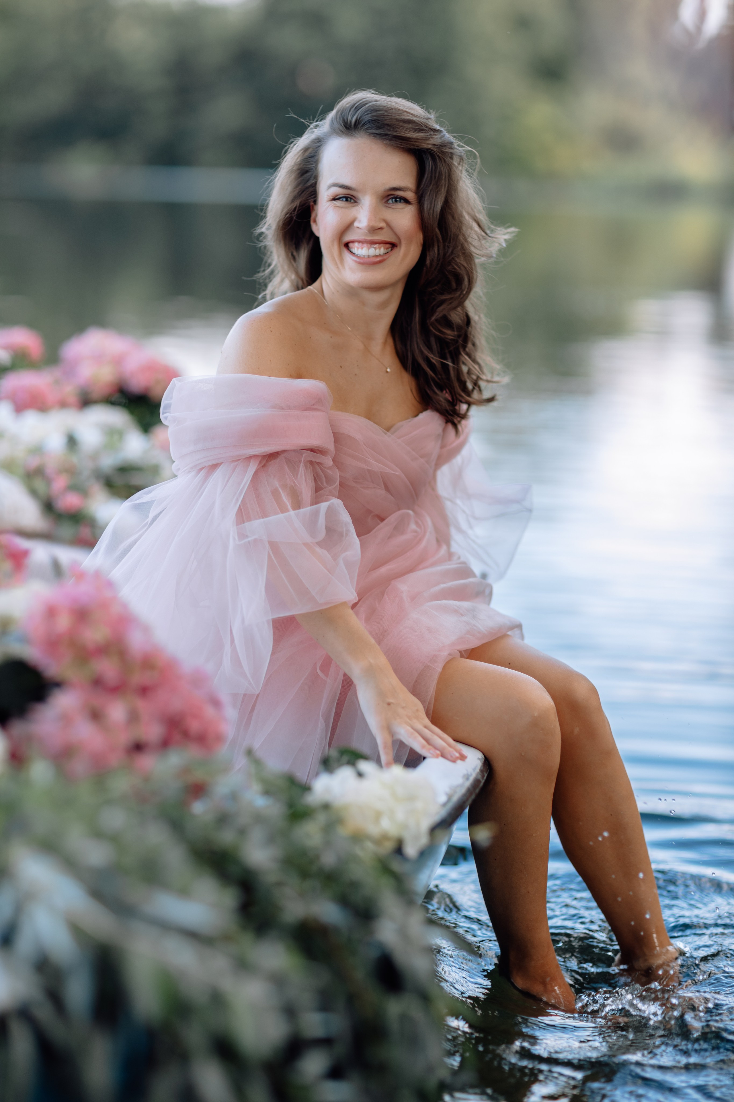 Das Boot mit Blumen. Hochzeitsfotograf München Taufe Familienfotograf Tanja Mauke