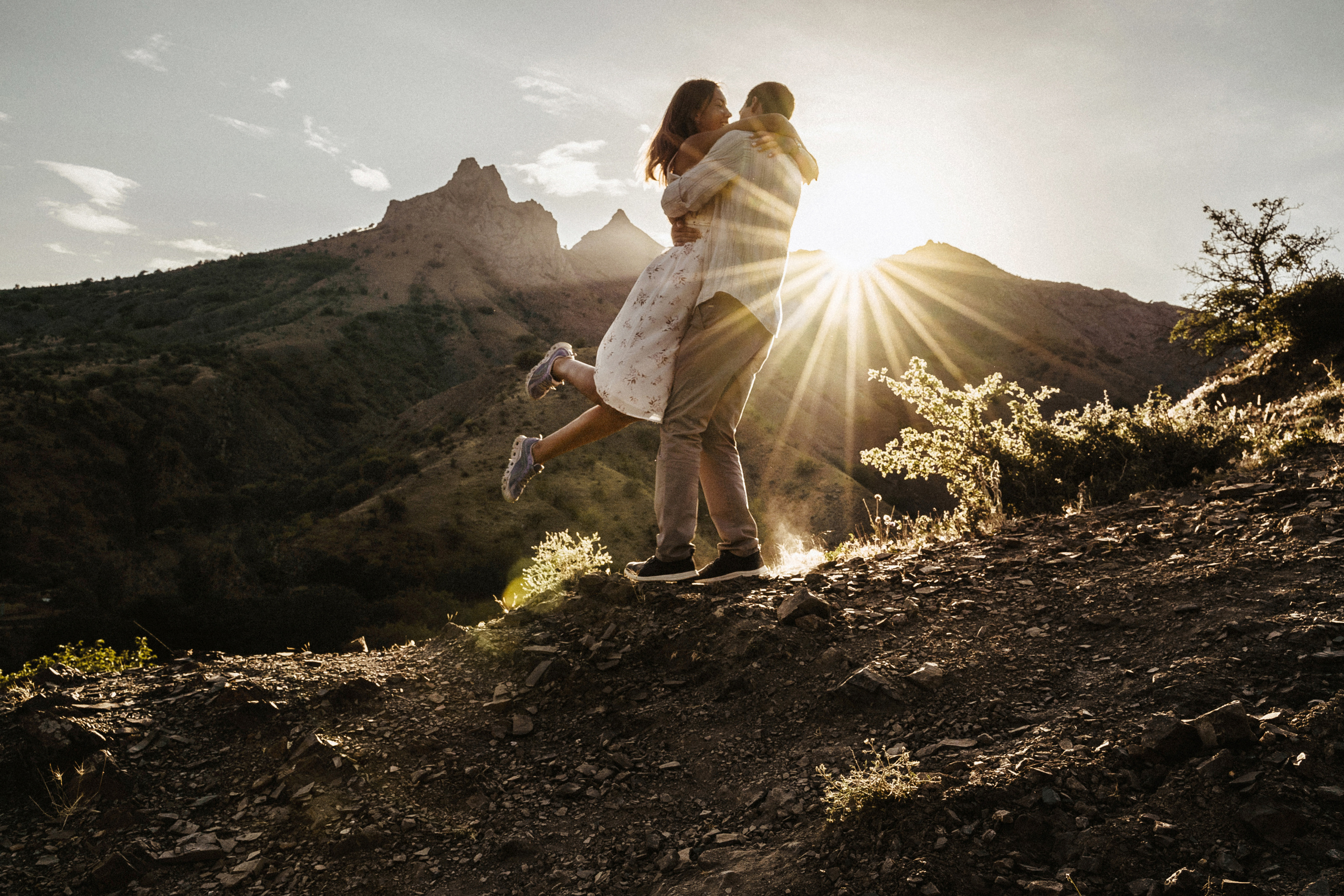 Sunset in mountains. Wedding photograper — Alex Popov photography Germany, Switzerland, Italy, France. Based in Stuttgart