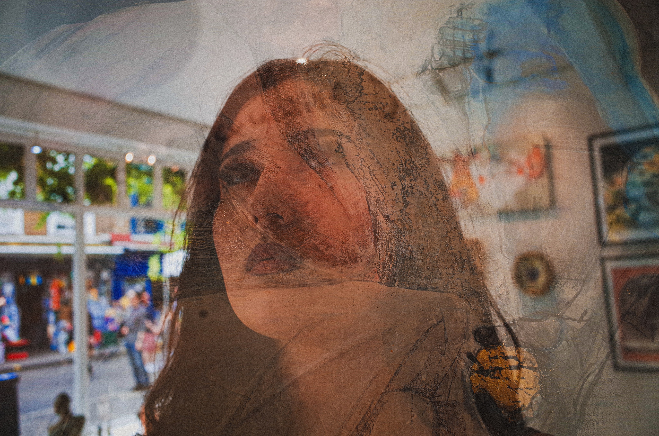 Art Touch performance. Victoria Dini. Art photography in London / Folkestone, UK