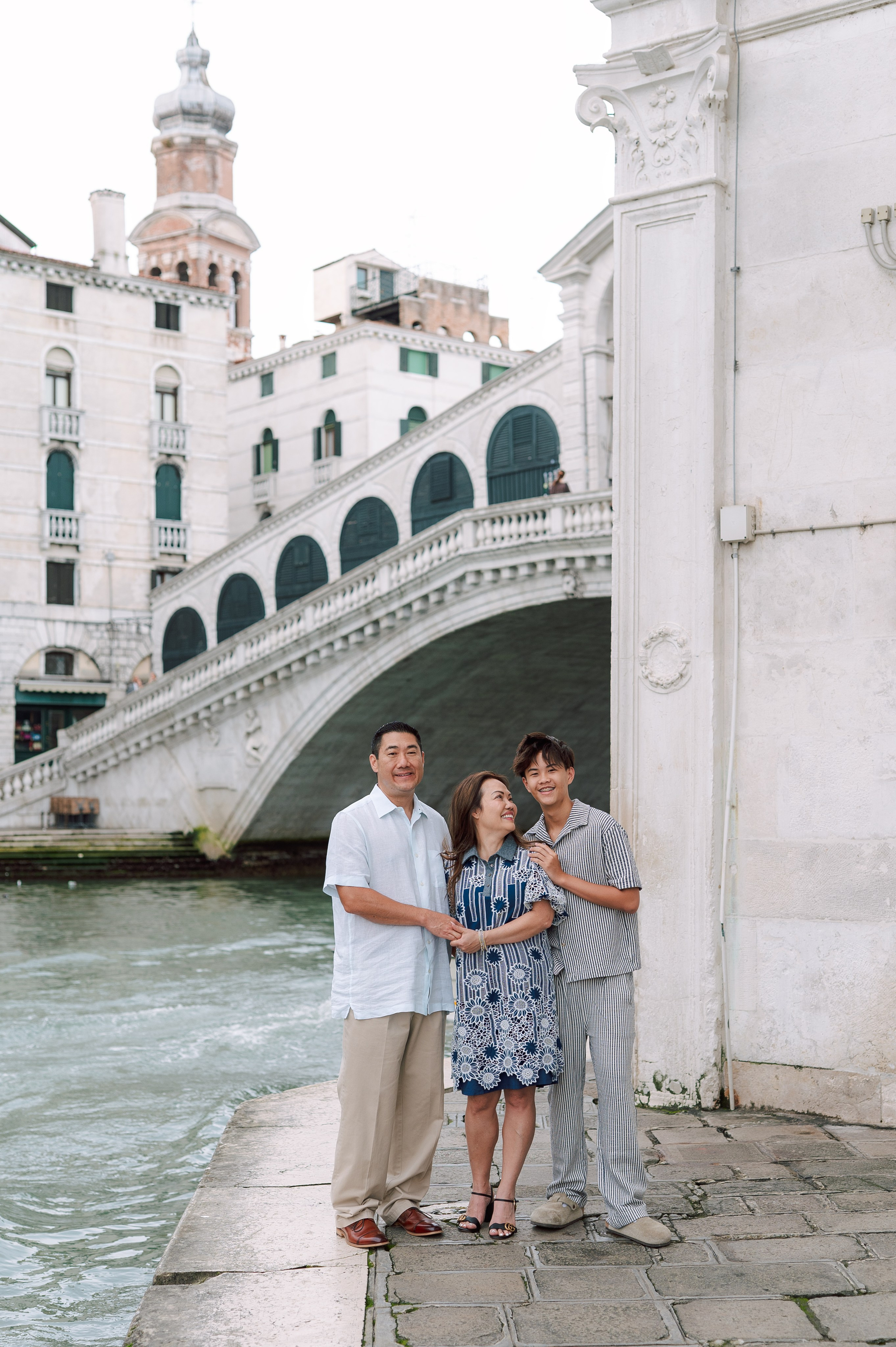 Jennifer, Tim and Jayden. Photographer in Venice Anna Terzi