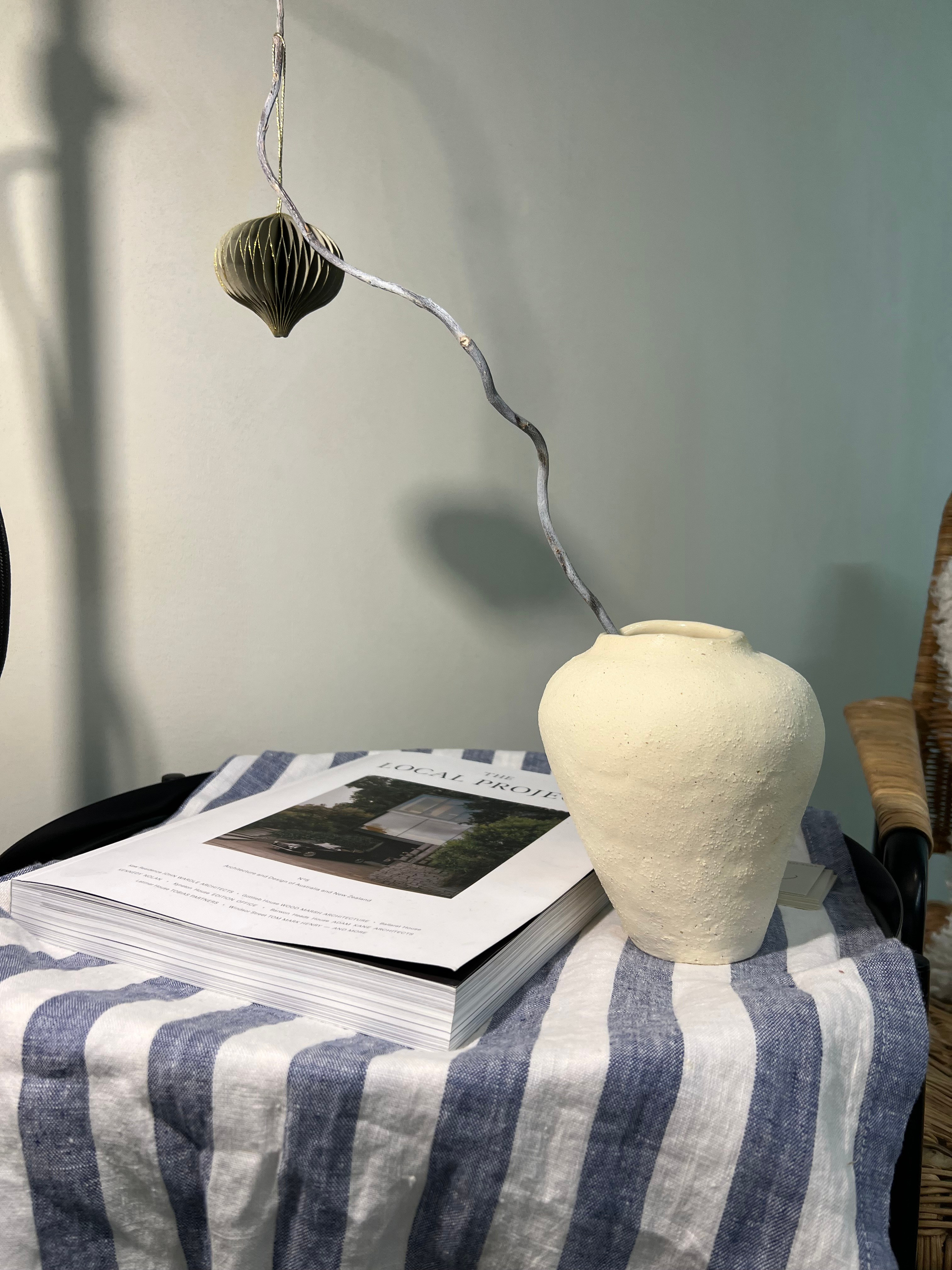 Vase “Daikon”. ReefCeramics, based in Nicosia, is a creative hub where handcrafted ce