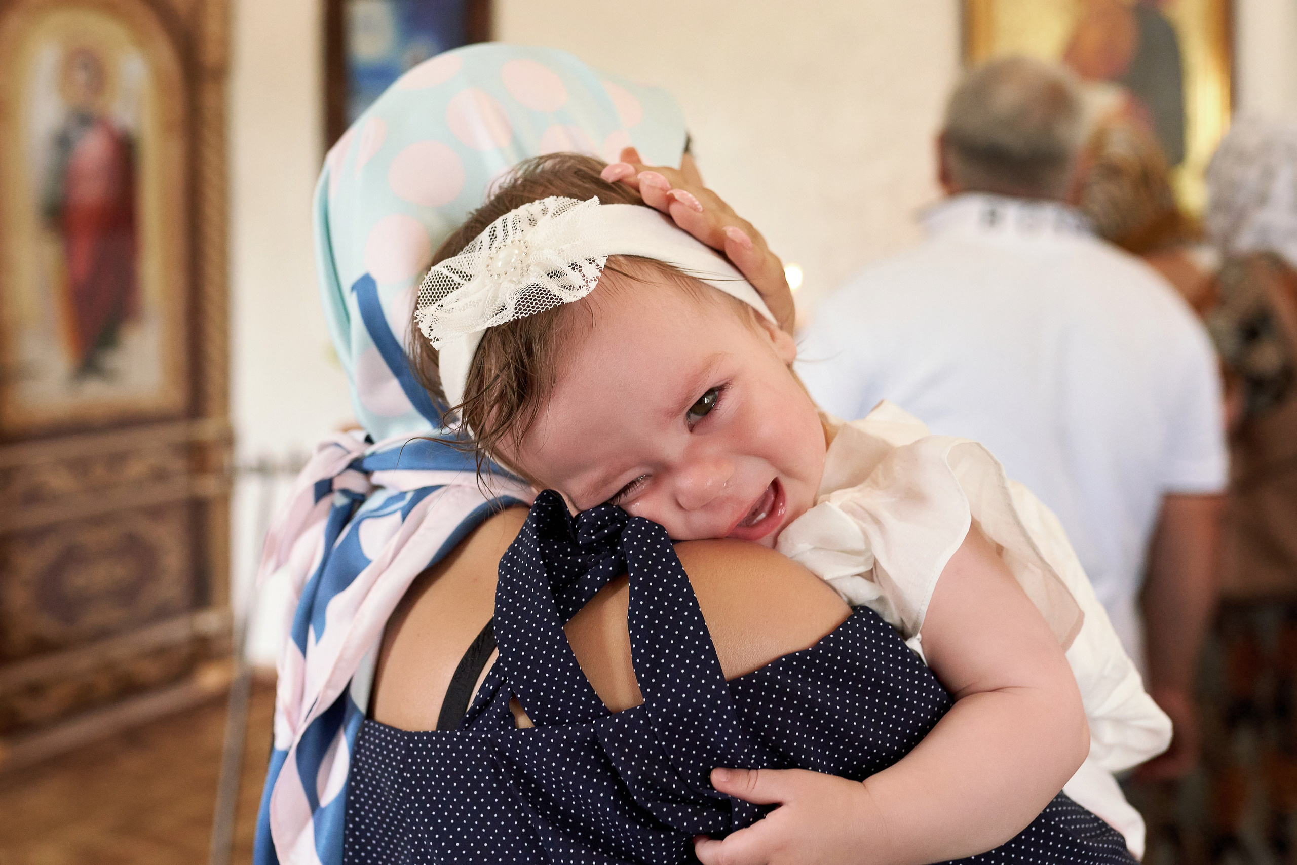 Крещение Киры. Дмитрий и Каролина Тофан