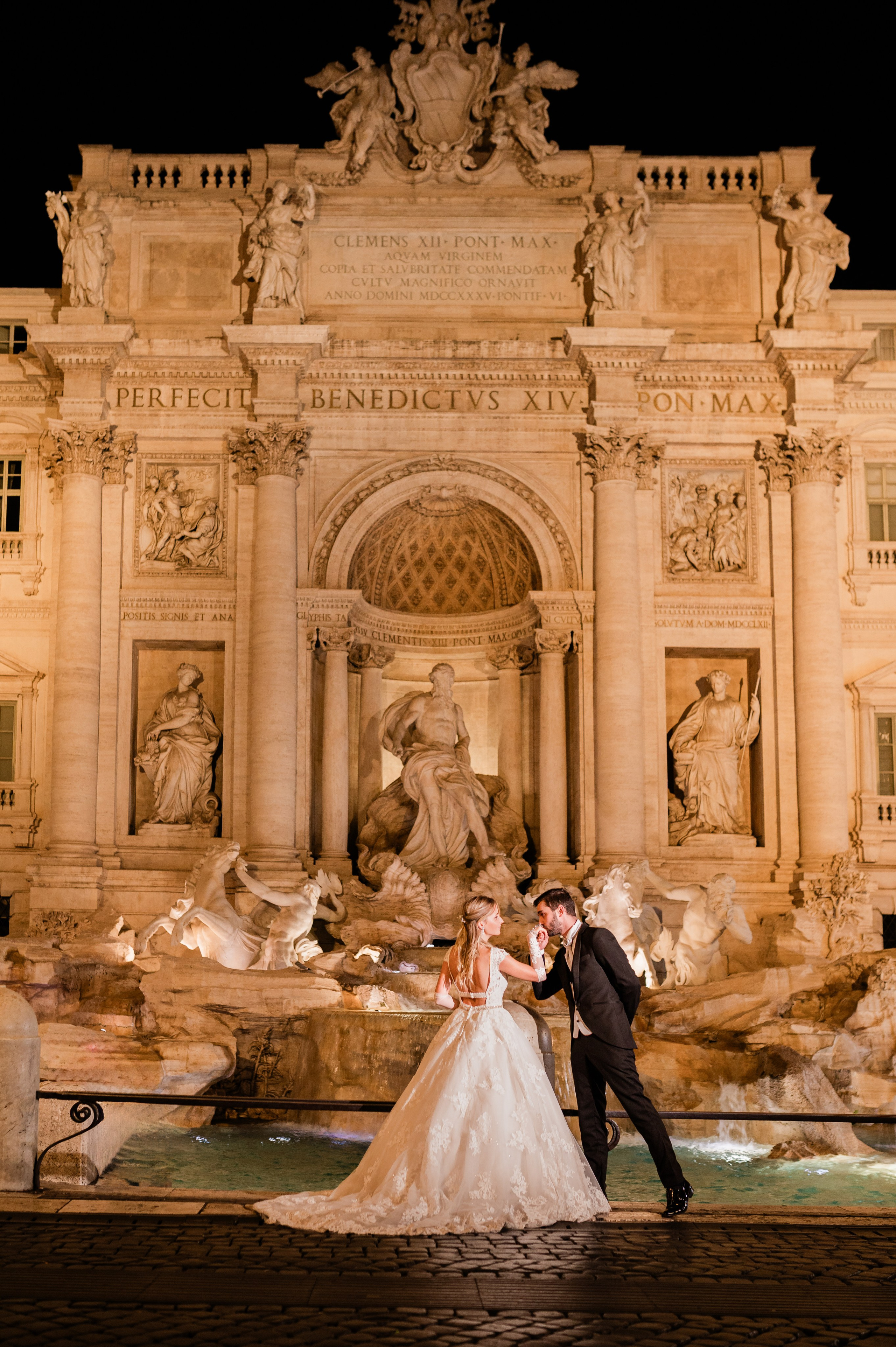 Servizio Post Matrimoniale Notturno a Roma. Fotografo Matrimonio a Roma | Servizio Fotografico Matrimonio