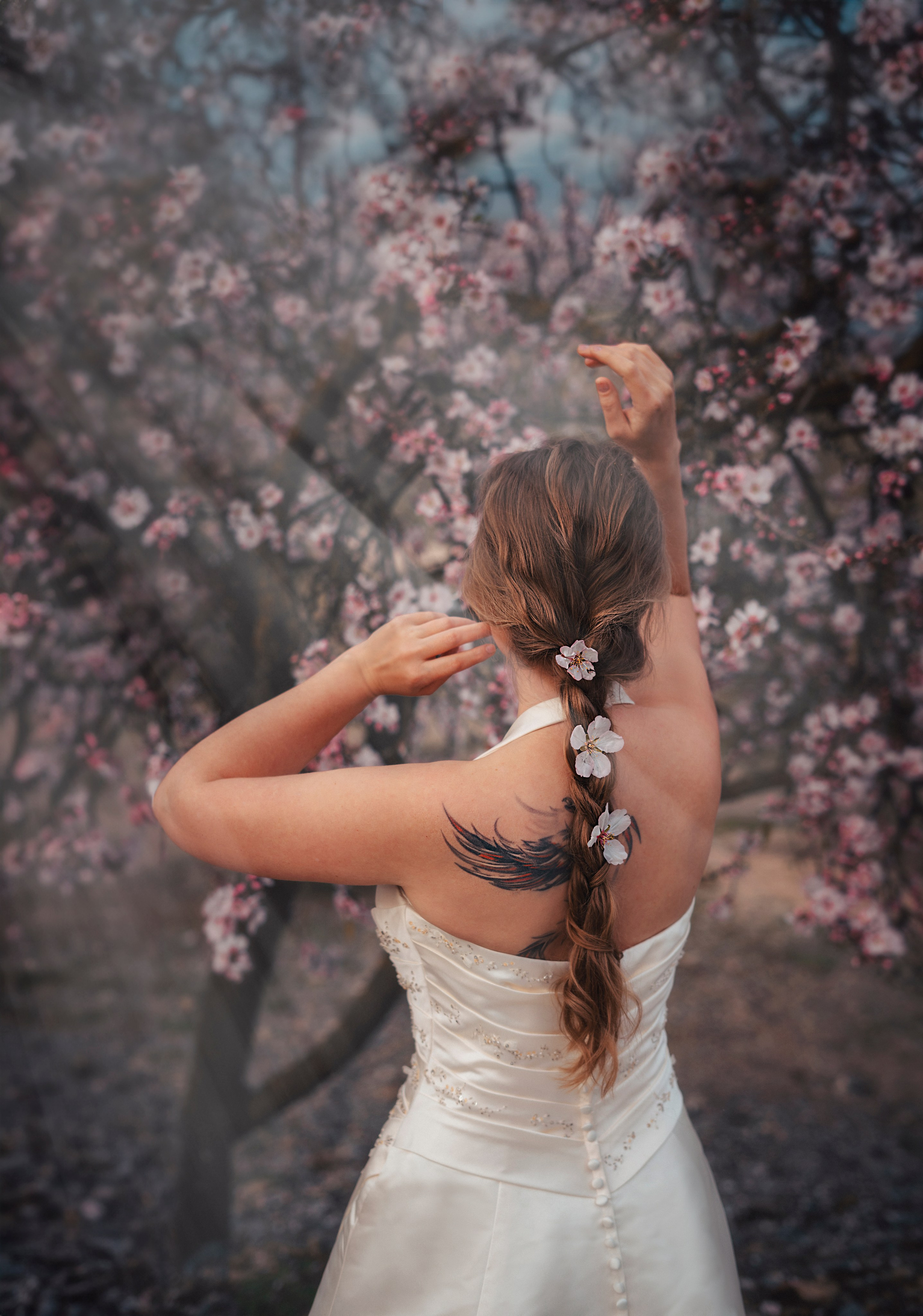 Свадебная прогулка в цветущем миндале. Анастасия Благова — Твой фотограф в Малаге 🇪🇸