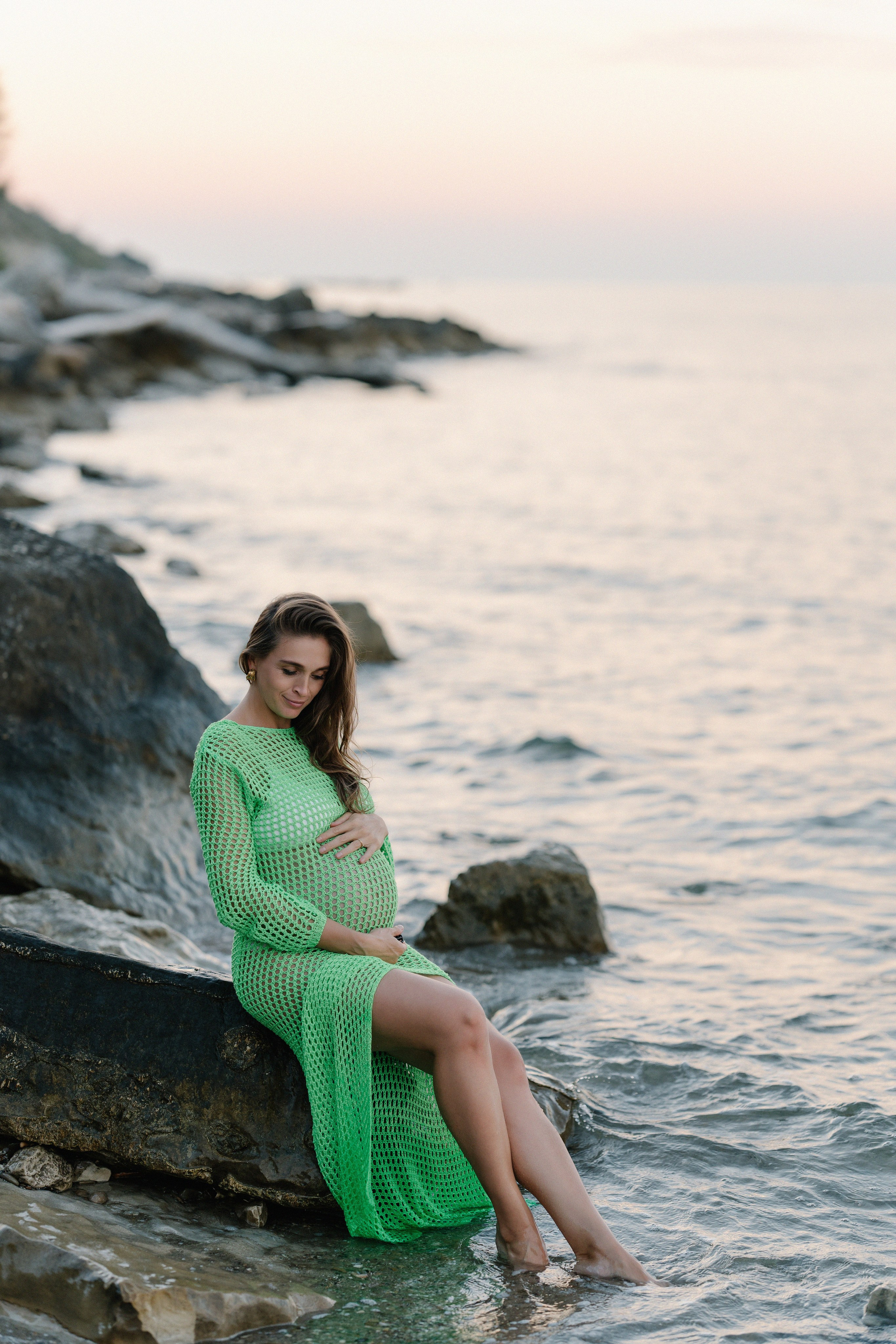 In dolce attesa. Fotografa Rimini