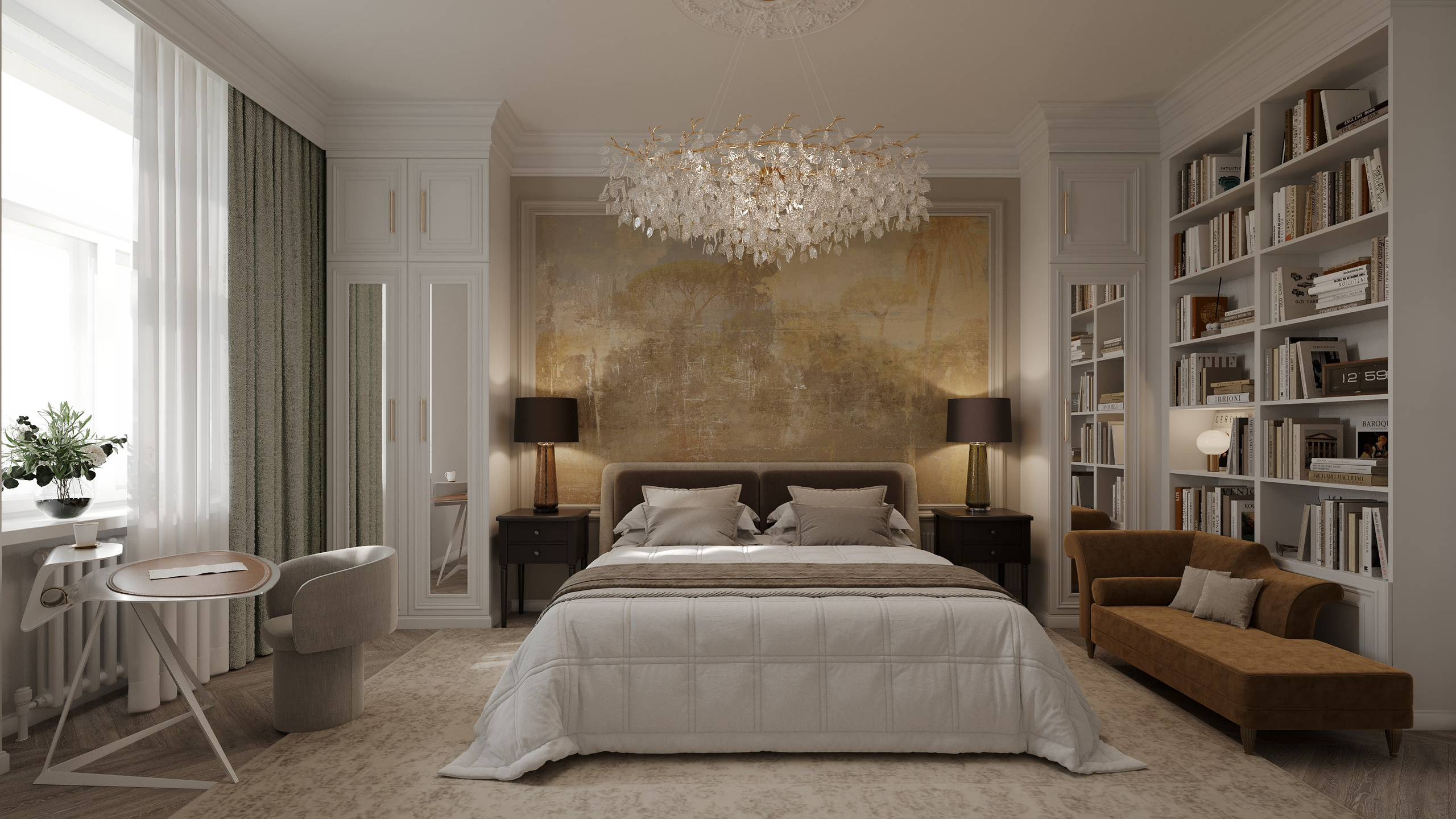 Hlavní ložnice. Filipenka architects