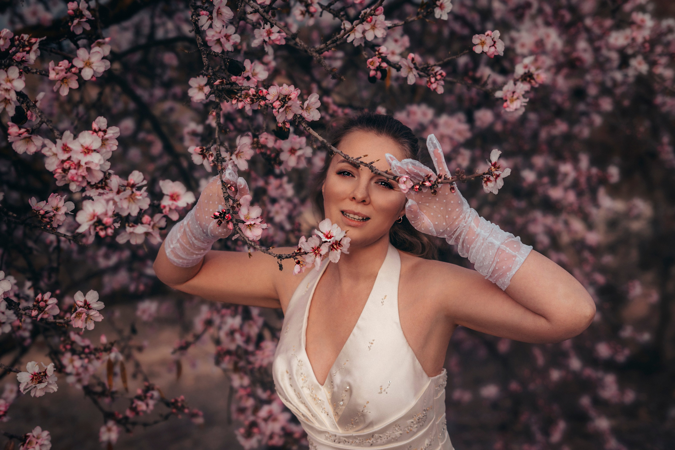 Свадебная прогулка в цветущем миндале. Анастасия Благова — Твой фотограф в Малаге 🇪🇸