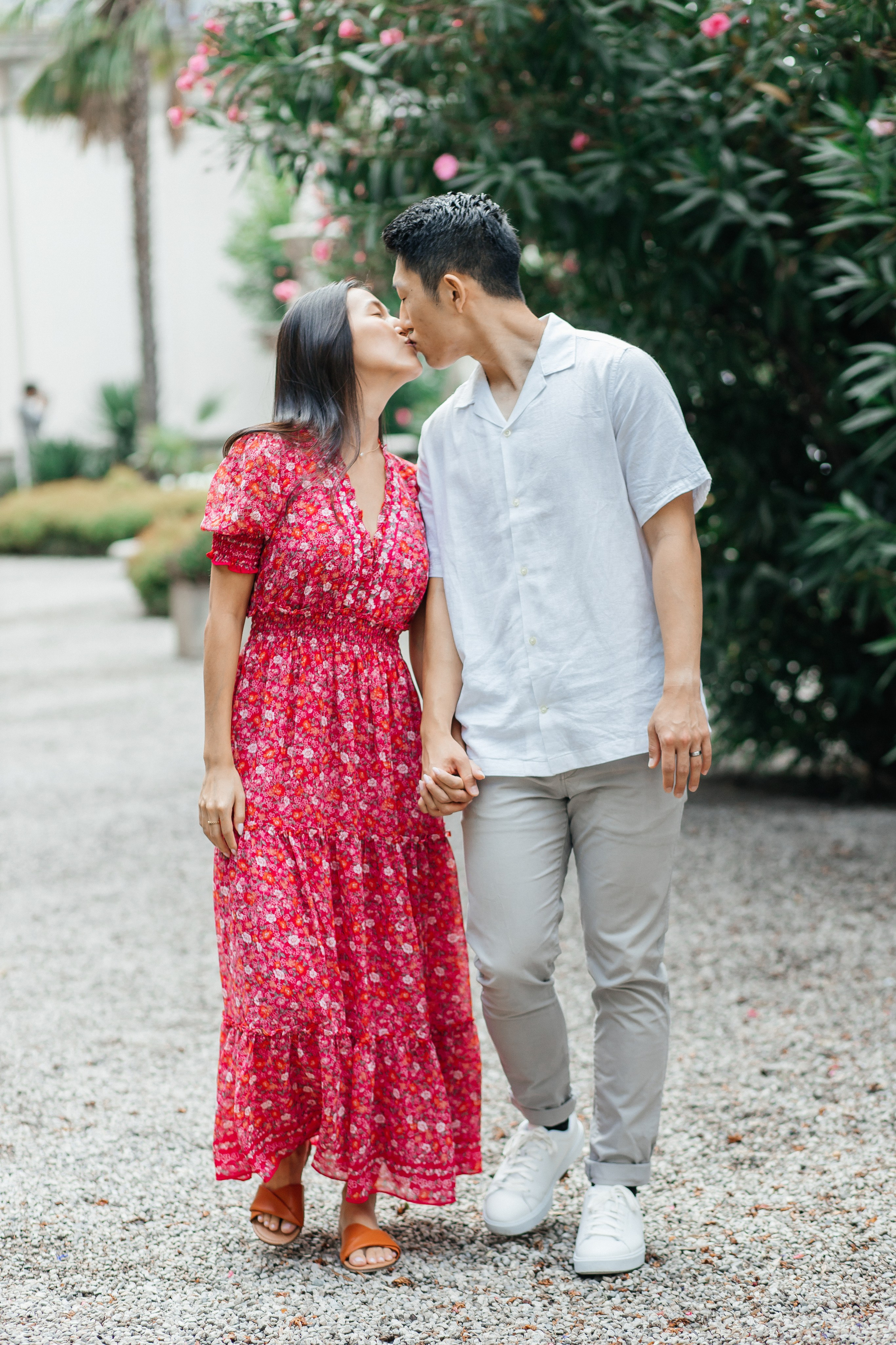 Lake Como Engagement Photography | Villa Monastero. Photographer in Italy Anna Linnik