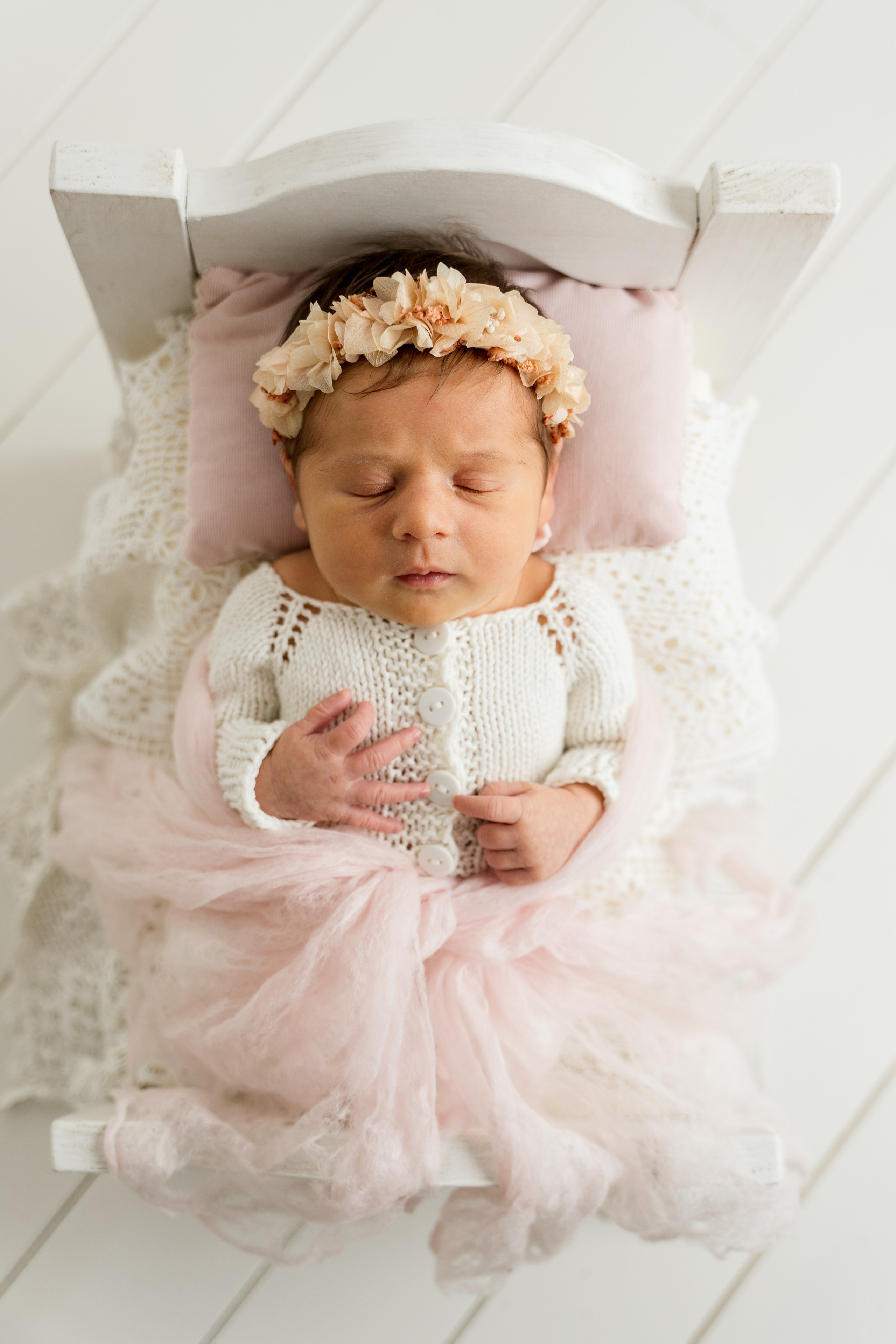 Newborn. Svitlana Miahka fotografa a Genova